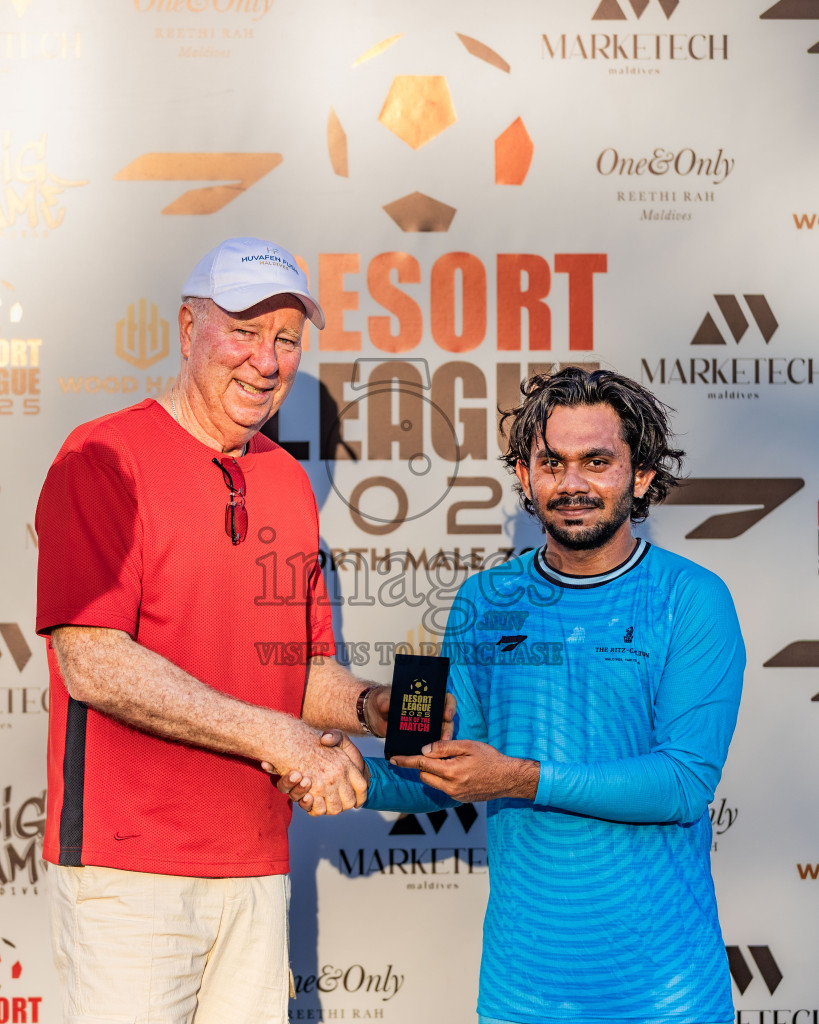 The Ritz Carlton vs Huvafen Fushi in Resort League 2025 (North Male Zone) day 17 was held on Friday, 19th September 2025 in One And Only Reethi Rah Maldives Resort, Photos: Areef Adam / images.mv