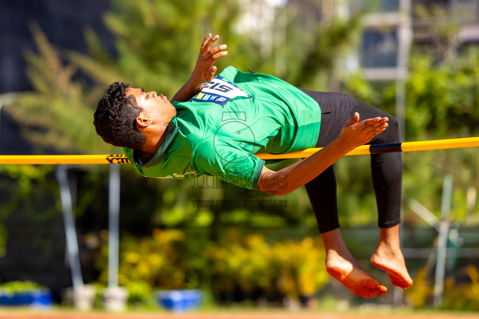 Day 2 of MWSC Interschool Athletics Championships 2024 held in Hulhumale Running Track, Hulhumale, Maldives on Sunday, 10th November 2024. 
Photos by:  Hassan Simah / Images.mv