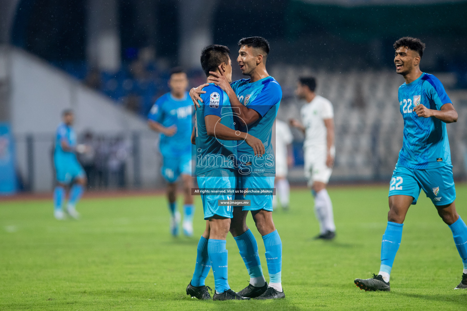 India vs Pakistan in the opening match of SAFF Championship 2023 held in Sree Kanteerava Stadium, Bengaluru, India, on Wednesday, 21st June 2023. Photos: Nausham Waheed / images.mv