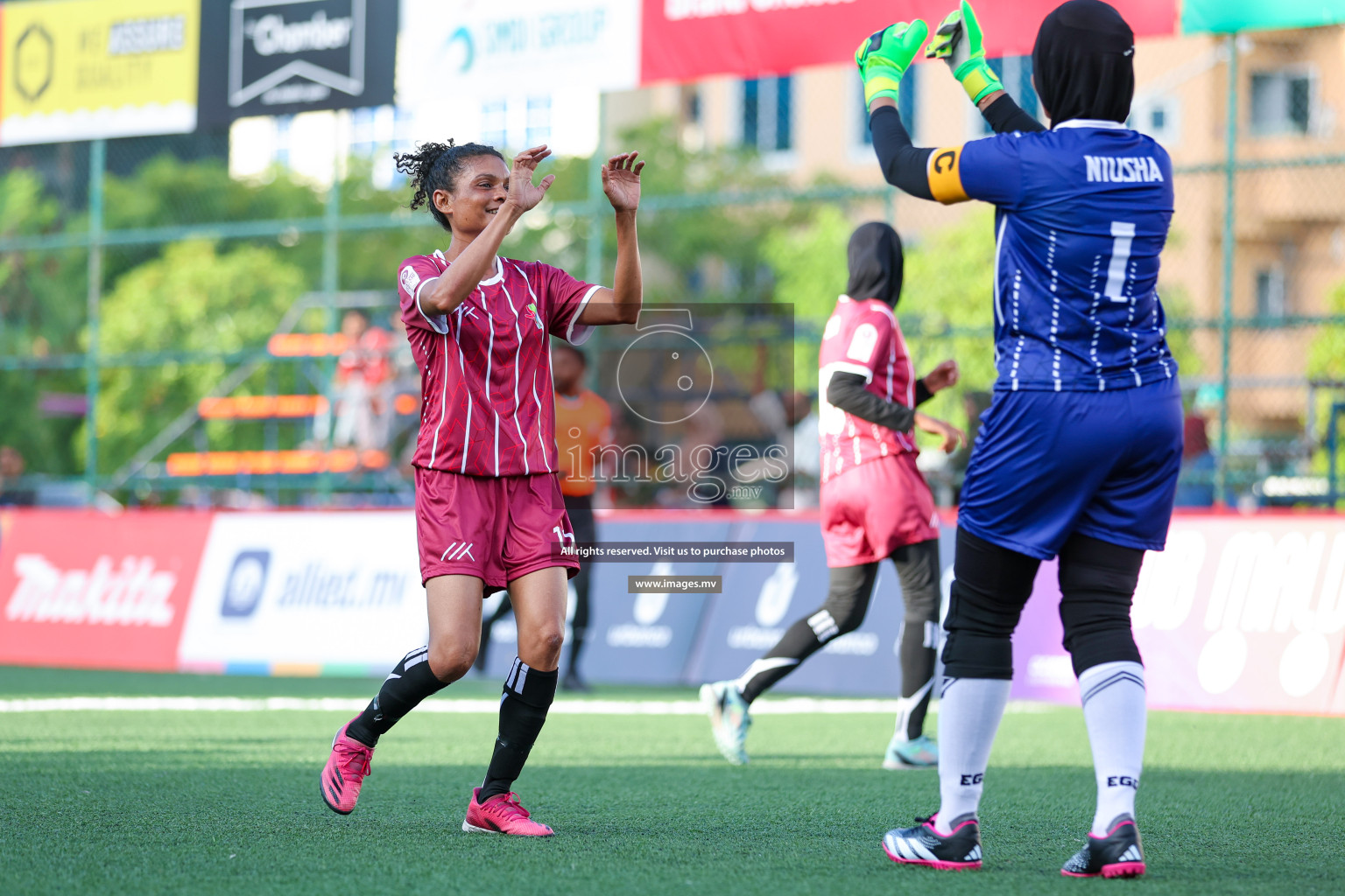 MIRA SC vs Club MYS in 18/30 Futsal Fiesta Classic 2023 held in Hulhumale, Maldives, on Tuesday, 18th July 2023 Photos: Nausham Waheed / images.mv