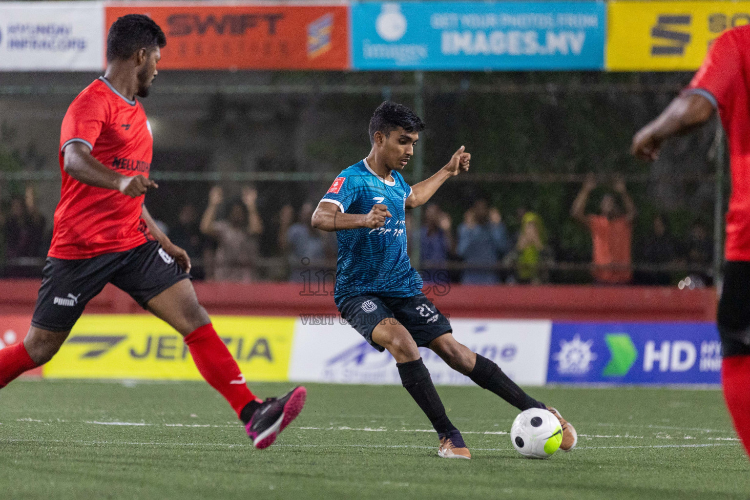 HDh Nellaidhoo vs HDh Nolhivaram in Golden Futsal Challenge 2024 was held on Tuesday, 16th January 2024, in Hulhumale', Maldives Photos: Ismail Thoriq / images.mv