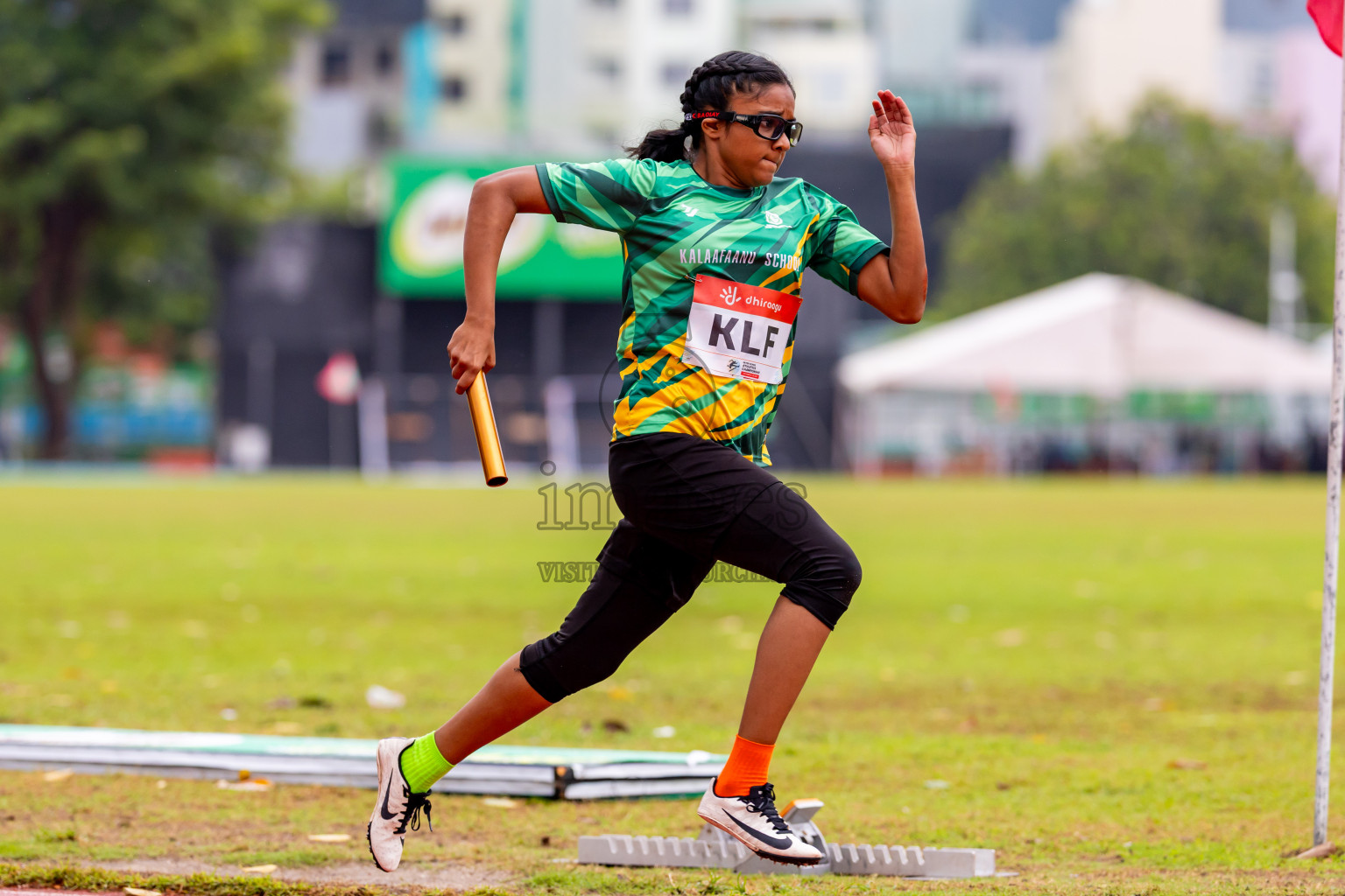 Day 6 of Inter-school Athletics Championship 2025 held in Ekuveni Synthetic Track, Male', Maldives on Sunday, 12th October 2025. Photos by: Nausham Waheed / Images.mv