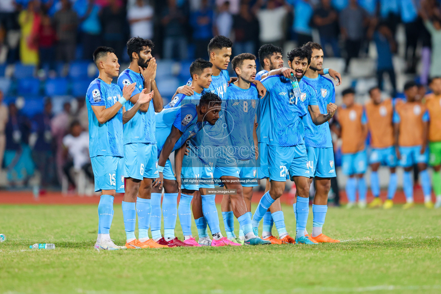 Lebanon vs India in the Semi-final of SAFF Championship 2023 held in Sree Kanteerava Stadium, Bengaluru, India, on Saturday, 1st July 2023. Photos: Nausham Waheed, Hassan Simah / images.mv