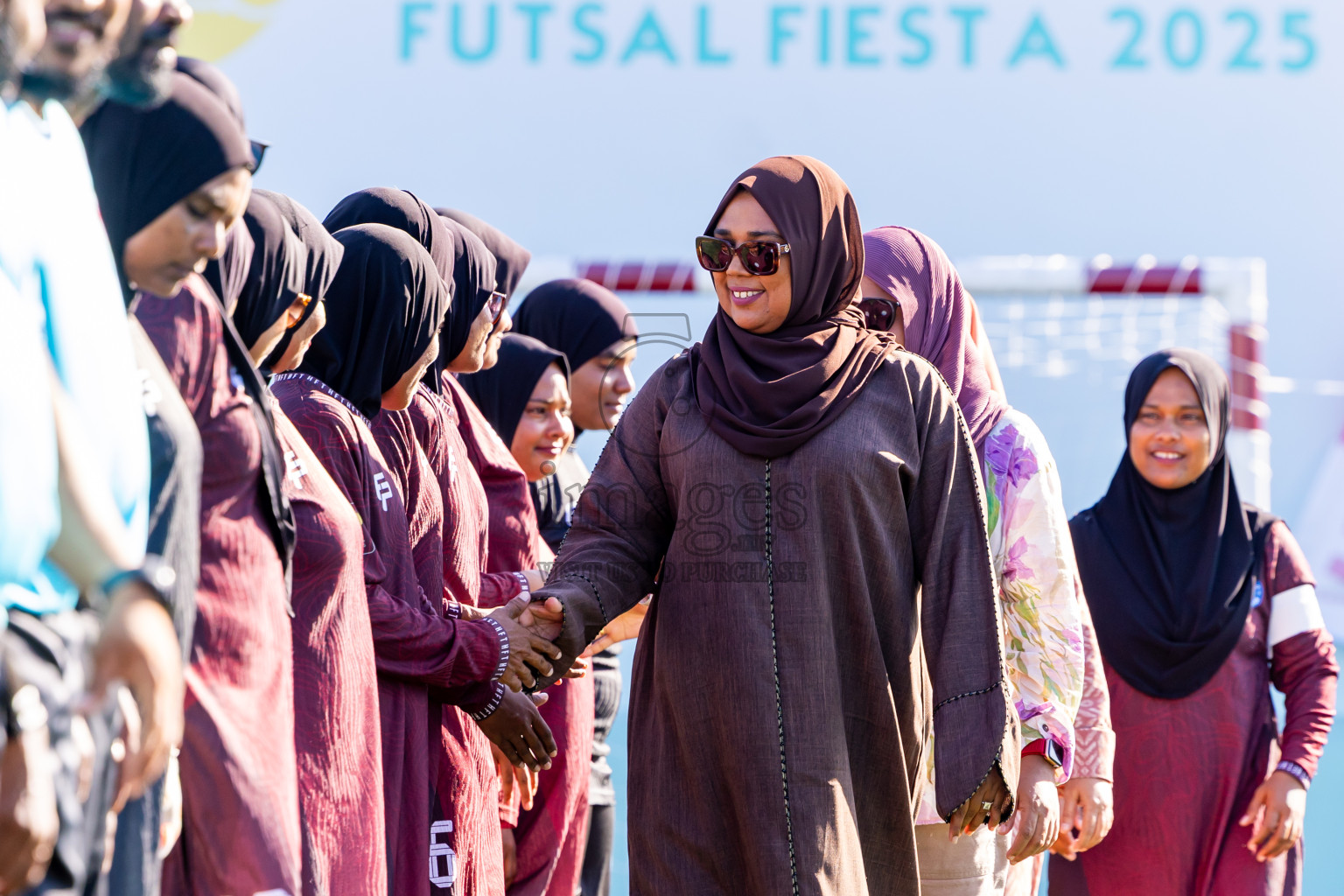 Kihaadhoo vs Hithaadhoo in Day 3 of Better in Baa Futsal Fiesta 2025 Woman's division held in B. Eydhafushi, Maldives on Friday, 7th November 2025. Photos: Nausham Waheed / images.mv