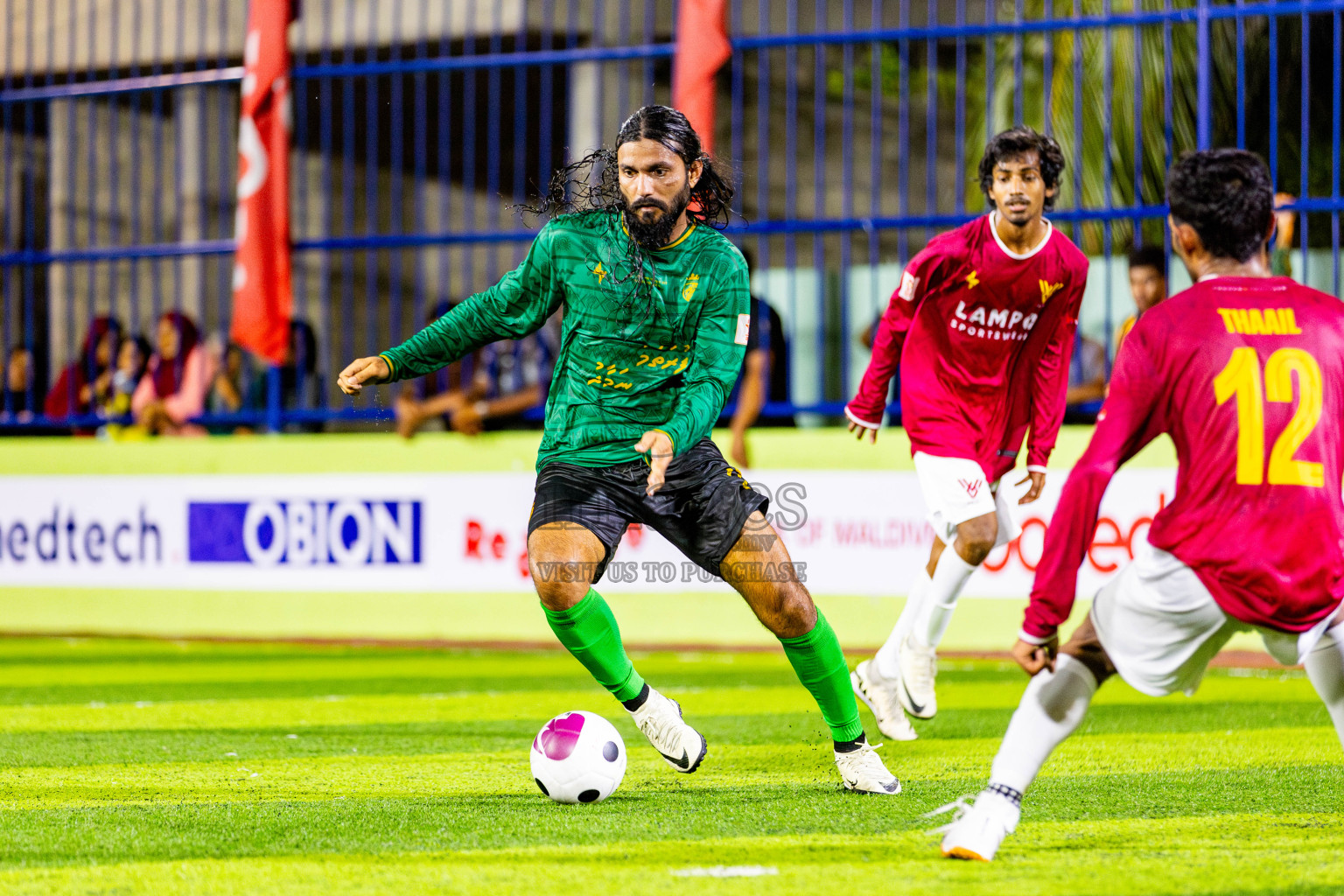 Muring FC vs V Vela in Day 1 of Eydhafushi Futsal Cup 2024 was held on Monday , 8th April 2024, in B Eydhafushi, Maldives Photos: Nausham Waheed / images.mv