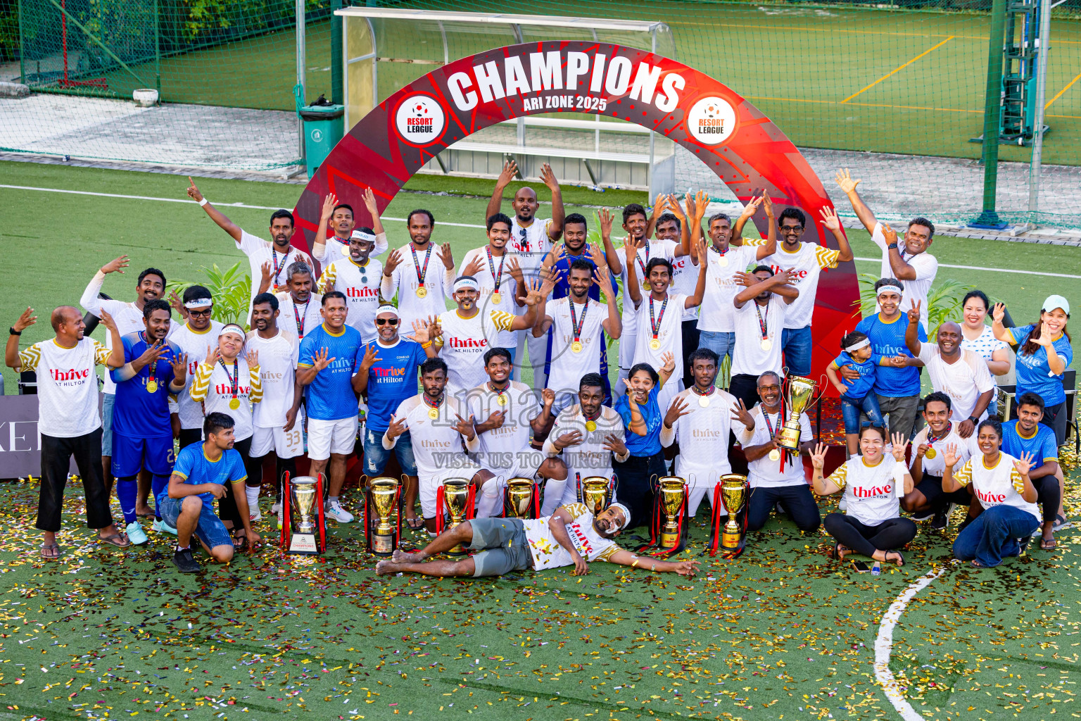 Barcelo vs Conrad in the Final of Resort League 2025 (Ari Zone) was held on Sunday, 28th June 2025 in Conrad Maldives Rangali Island, Alif Dhaalu Atoll, Maldives. Photos: Nausham Waheed / images.mv