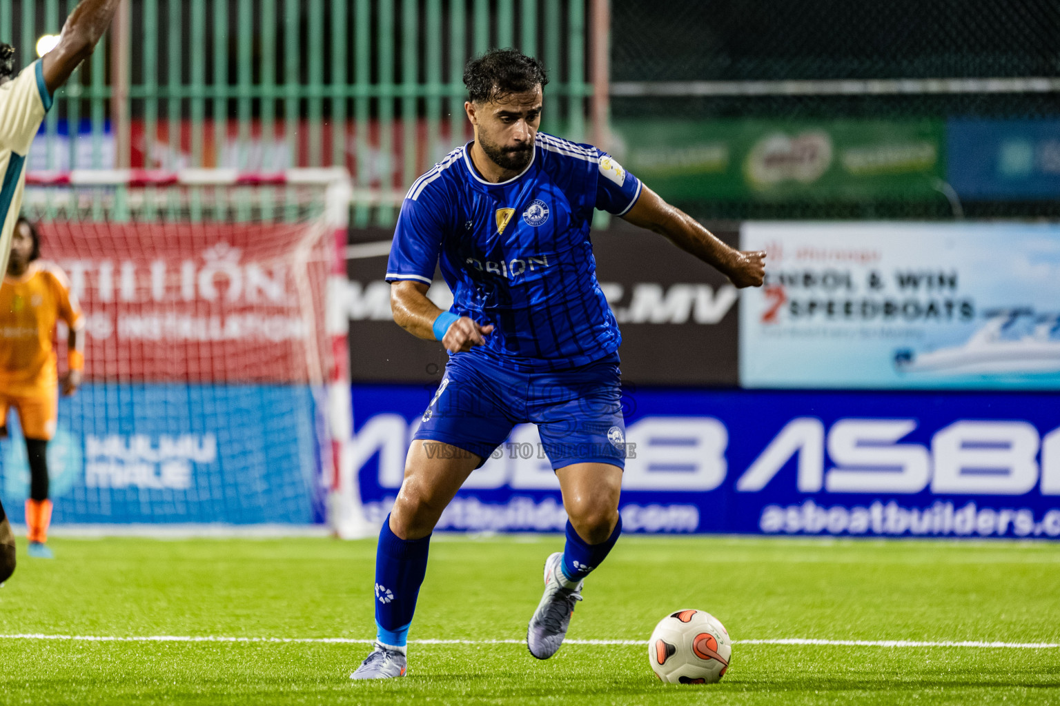 Team Naivaadhoo vs Mylo City Sports Club in Kings Cup of Club Maldives Cup 2025 held in Rehendi Futsal Ground, Hulhumale', Maldives on Monday, 1st September 2025. Photos: Areef, Yasna / images.mv