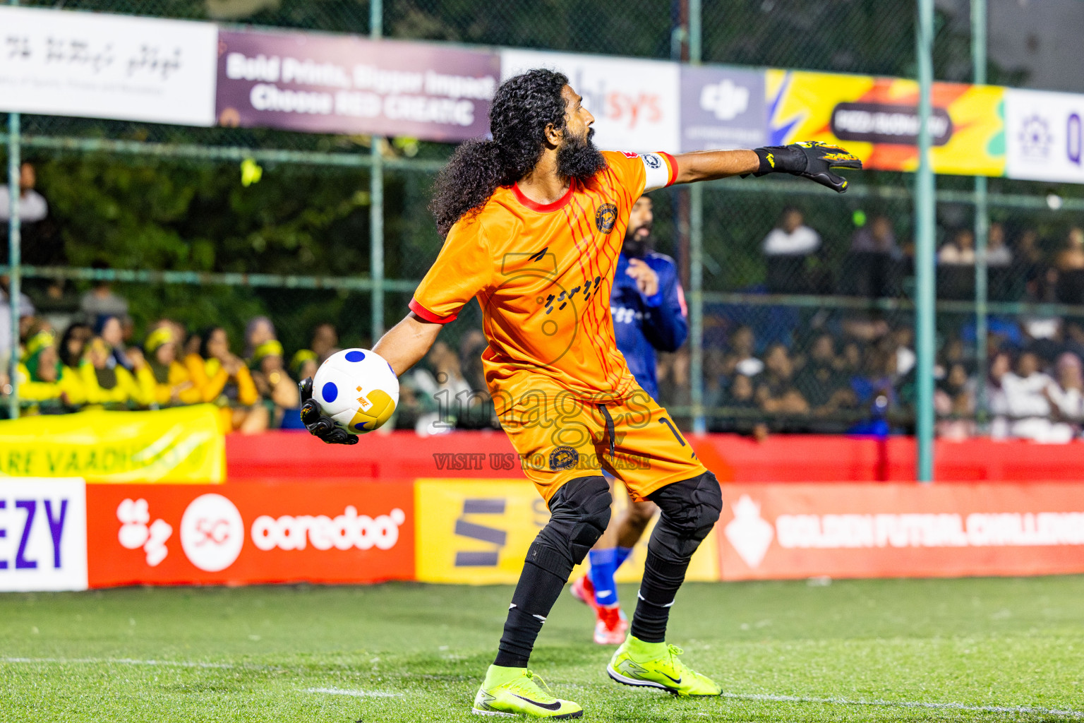 Gdh Vaadhoo vs GA Villingili in zone round Day 30 of Golden Futsal Challenge 2025 was held on Monday , 3rd February 2025, in Hulhumale', Maldives. Photos: Nausham Waheed / images.mv