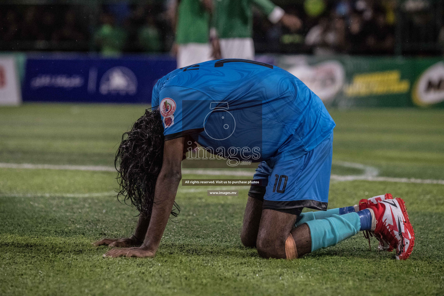 Team FSM vs Club HDC in the Quarter Finals of Club Maldives 2021 held at Hulhumale;, on 12th December 2021 Photos: Nausham Waheed