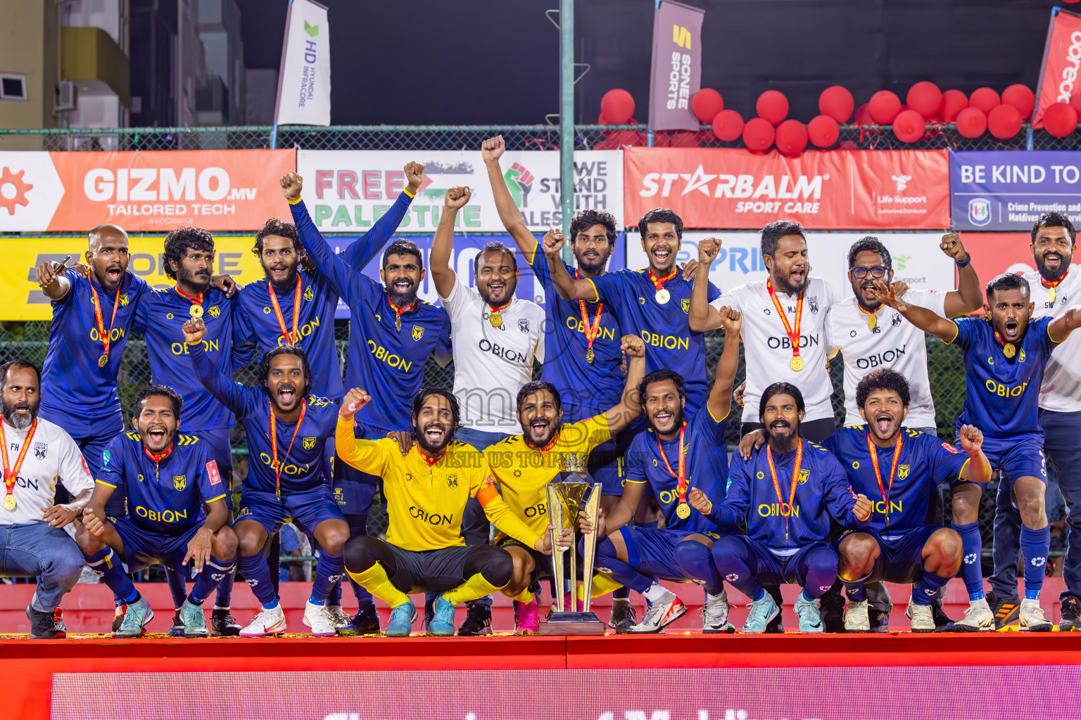 B Eydhafushi vs L Gan in the Final of Golden Futsal Challenge 2024 was held on Thursday, 7th March 2024, in Hulhumale', Maldives 
Photos: Ismail Thoriq / images.mv
