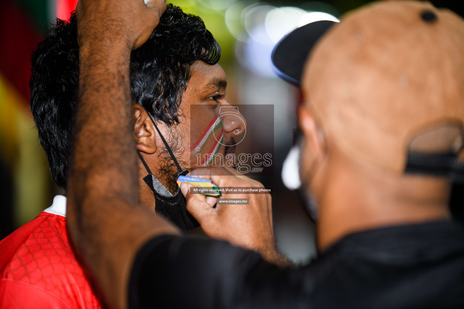 Maldives vs Nepal in SAFF Championship 2021 held on 1st October 2021 in Galolhu National Stadium, Male', Maldives