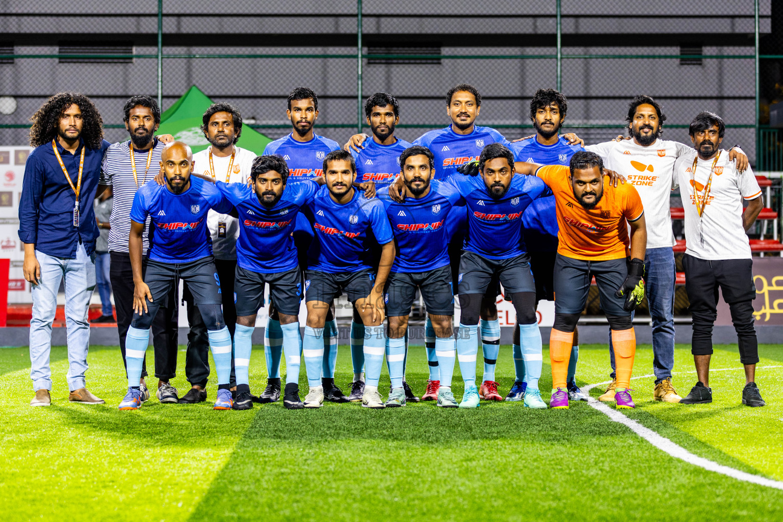 FC Calms Blue vs JJ Sports Club in Day 1 of Quarter Finals of BG Futsal Challenge 2024 was held on Friday , 29th March 2024, in Male', Maldives Photos: Nausham Waheed / images.mv