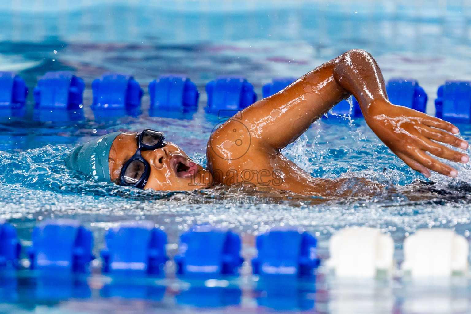 Day 3 of 20th BMLInter-school Swimming Competition 2024 held in Hulhumale', Maldives on Monday, 14th October 2024. Photos: Nausham Waheed / images.mv