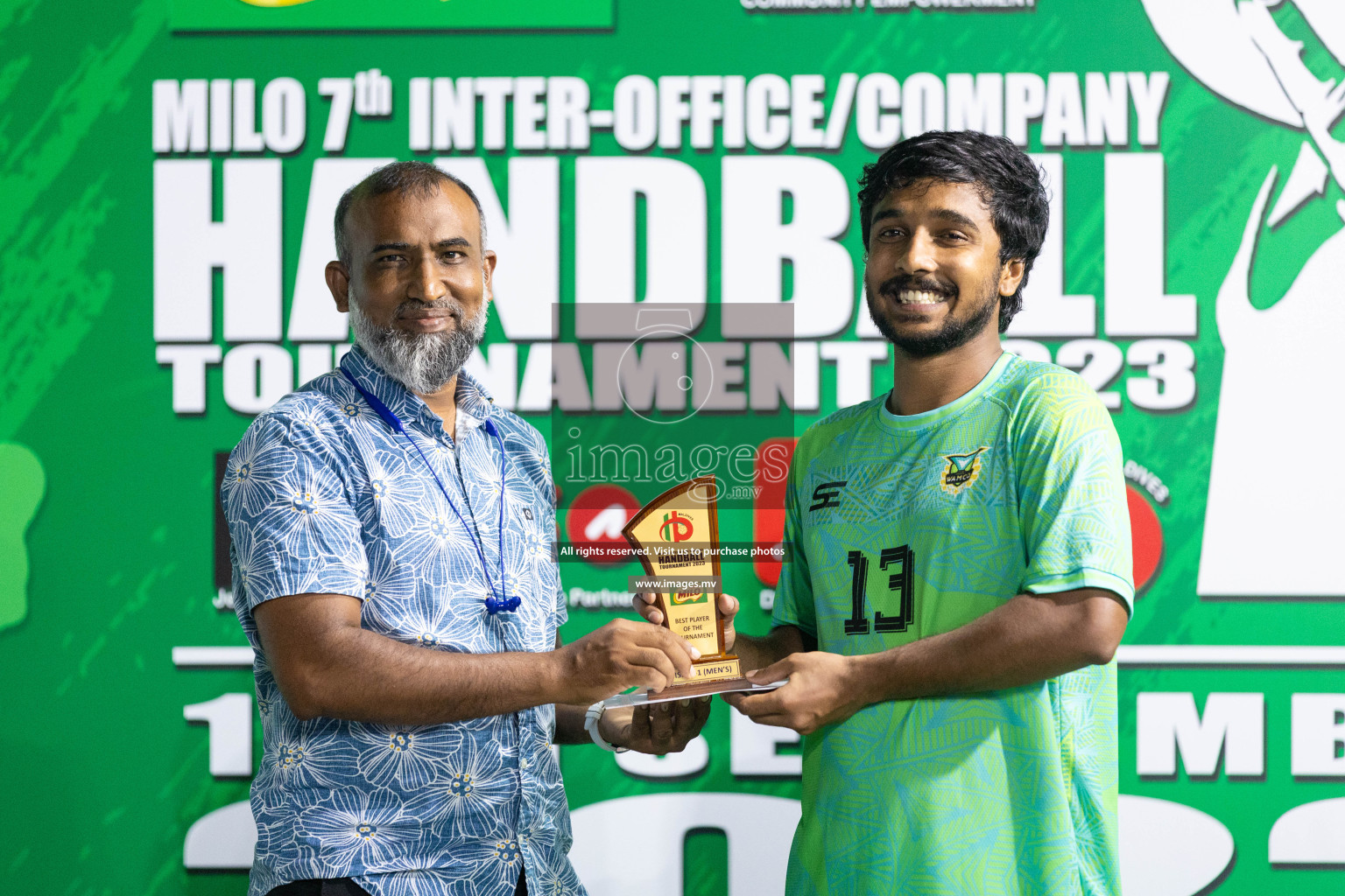 1st Division Final of 7th Inter-Office/Company Handball Tournament 2023, held in Handball ground, Male', Maldives on Monday, 24th October 2023 Photos: Nausham Waheed/ Images.mv