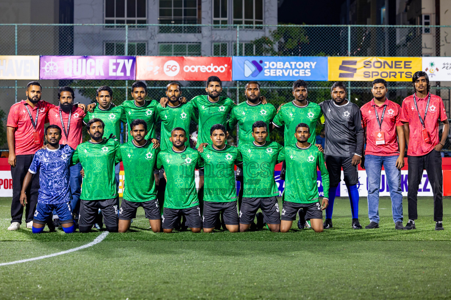 L Mundoo VS L Kalaidhoo in Day 8 of Golden Futsal Challenge 2025 was held on Sunday, 12th January 2025, in Hulhumale', Maldives Photos: Nausham Waheed , Ismail Thoriq / images.mv
