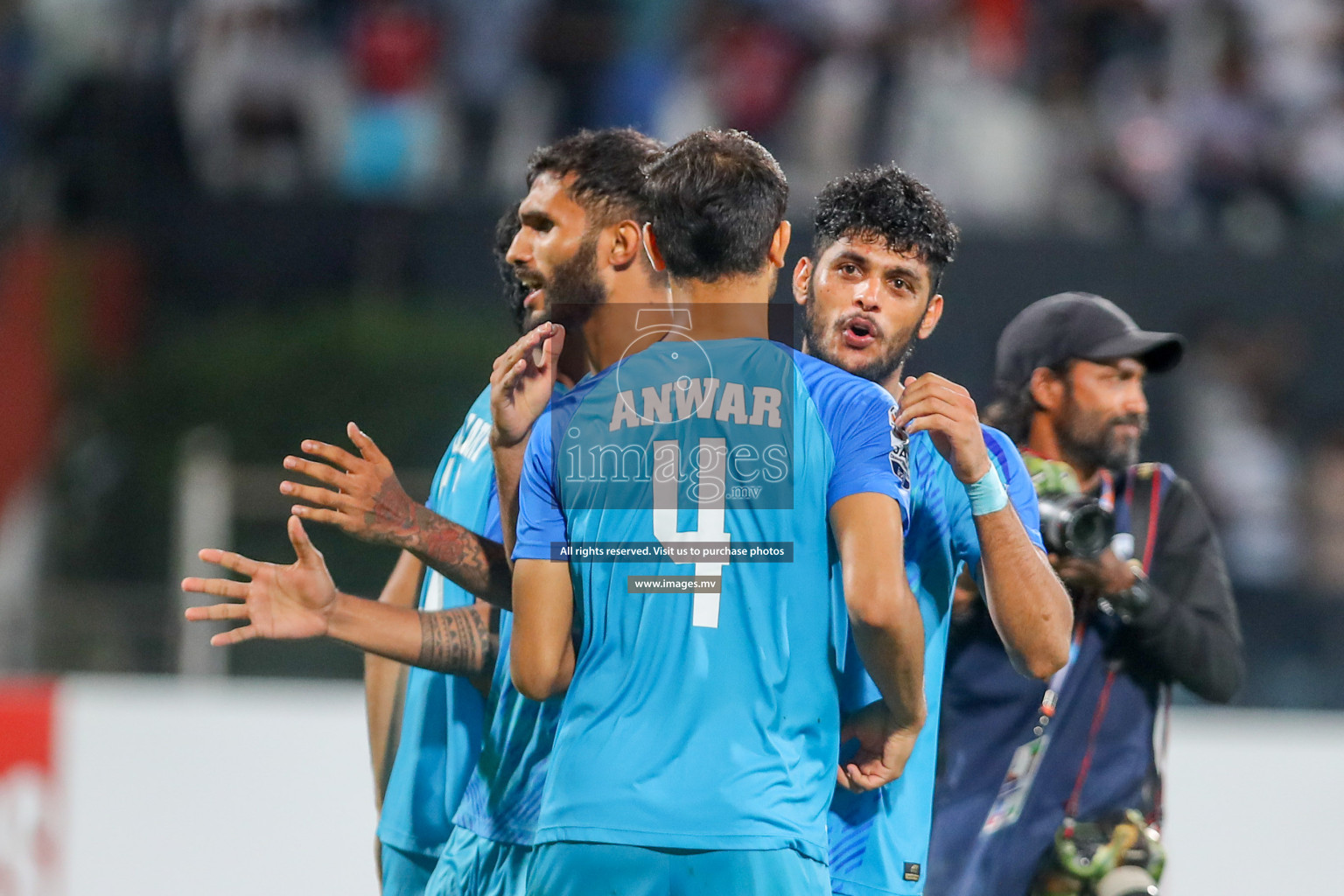 Lebanon vs India in the Semi-final of SAFF Championship 2023 held in Sree Kanteerava Stadium, Bengaluru, India, on Saturday, 1st July 2023. Photos: Nausham Waheed / images.mv