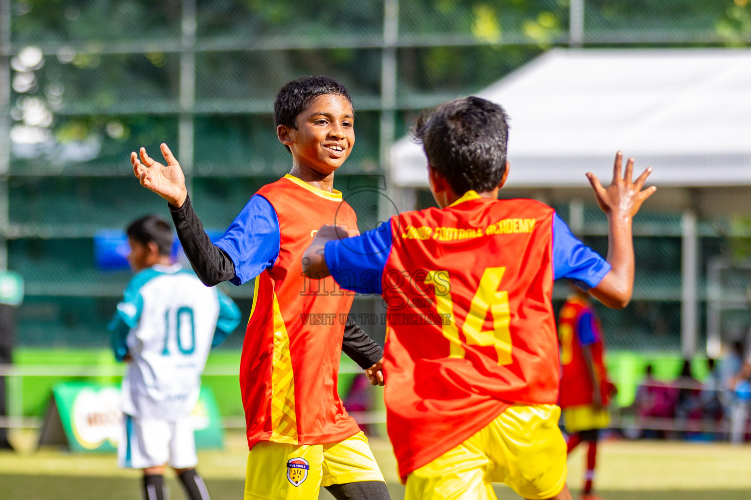 Day 2 of MILO Academy Championship 2025 (U-12) was held at Henveiru Stadium in Male', Maldives on Friday, 2nd May 2025. Photos: Mohamed Mahfooz Moosa / images.mv