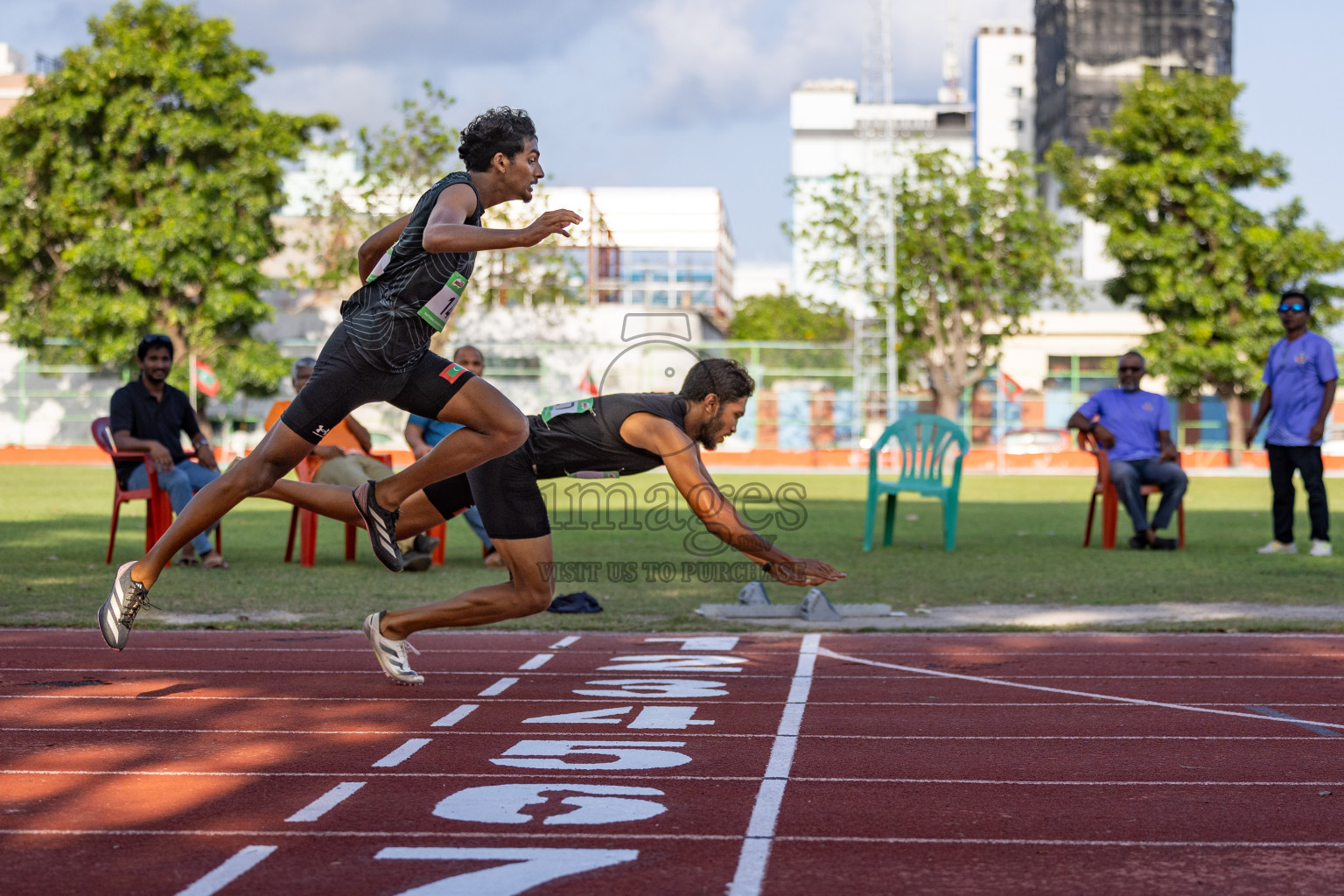 Day 3 of 33rd National Athletics Championship was held in Ekuveni Track at Male', Maldives on Saturday, 7th September 2024. Photos: Hassan Simah / images.mv