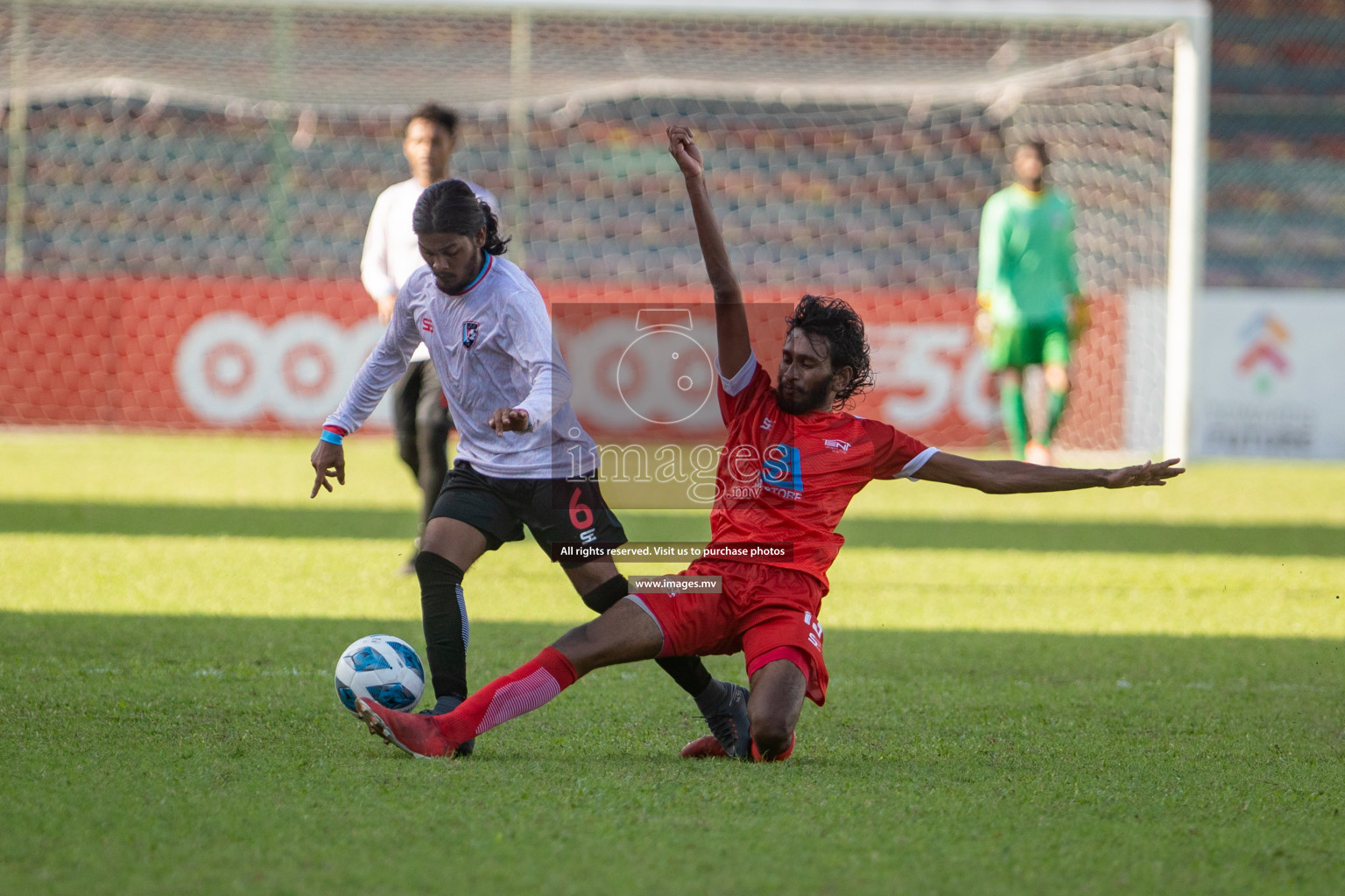 Tent Sports Club vs Club PK in 2nd Division 2022 on 13th July 2022, held in National Football Stadium, Male', Maldives  Photos: Hassan Simah / Images.mv