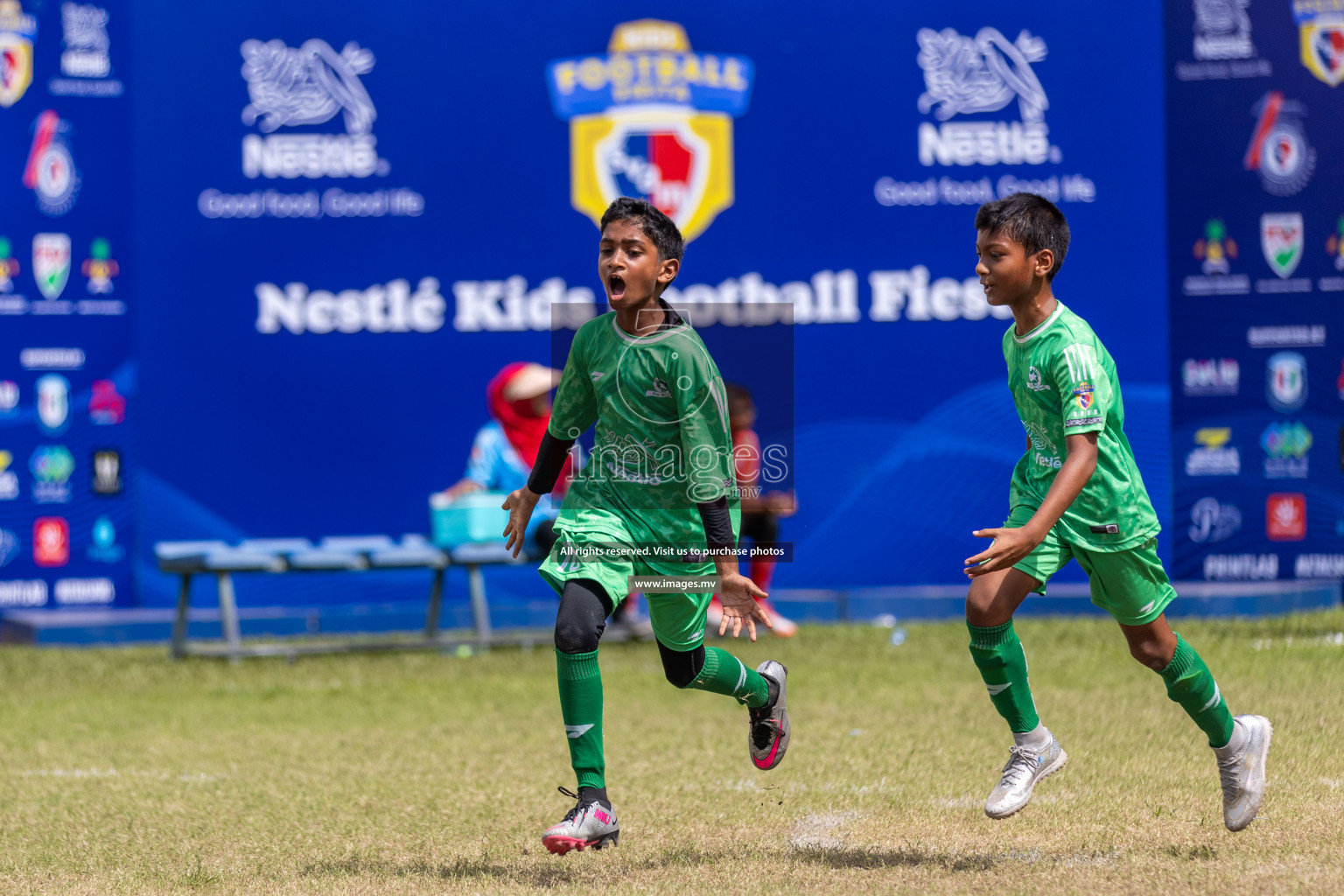 Day 3 of Nestle Kids Football Fiesta, held in Henveyru Football Stadium, Male', Maldives on Friday, 13th October 2023
Photos: Hassan Simah, Ismail Thoriq / images.mv