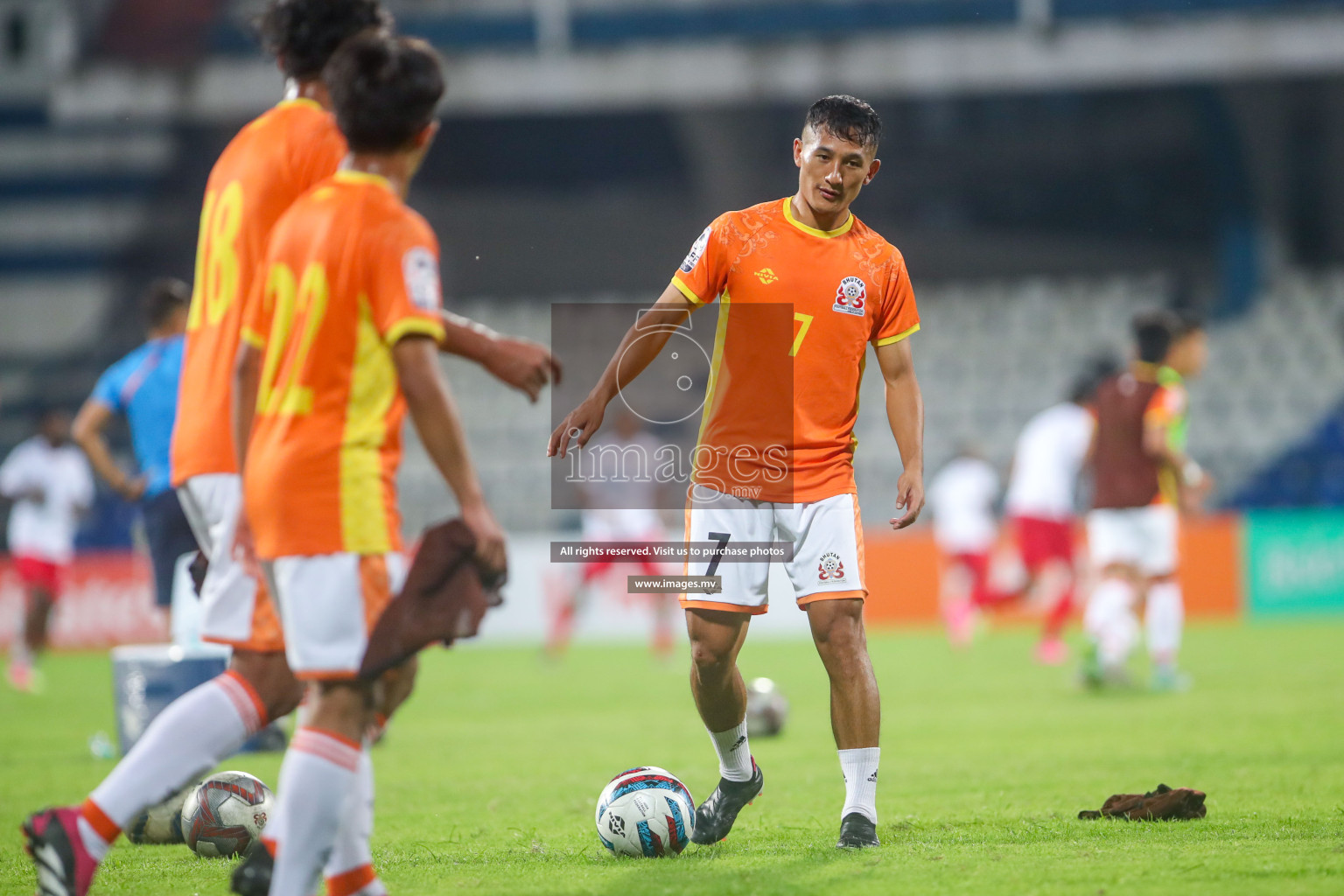 Maldives vs Bhutan in SAFF Championship 2023 held in Sree Kanteerava Stadium, Bengaluru, India, on Wednesday, 22nd June 2023. Photos: Nausham Waheed / images.mv