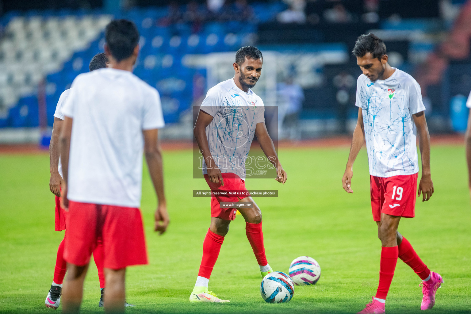 Maldives vs Bhutan in SAFF Championship 2023 held in Sree Kanteerava Stadium, Bengaluru, India, on Wednesday, 22nd June 2023. Photos: Nausham Waheed / images.mv