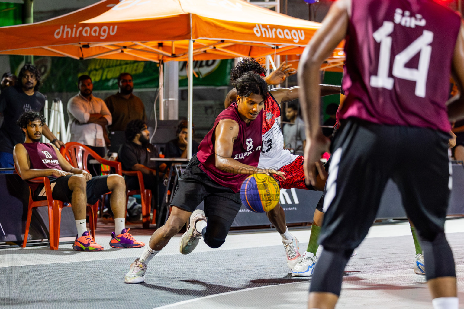 Day 7 of MILO Ramadan 3x3 Challenge 2024 was held in Ekuveni Outdoor Basketball Court at Male', Maldives on Monday, 18th March 2024.
Photos: Mohamed Mahfooz Moosa / images.mv