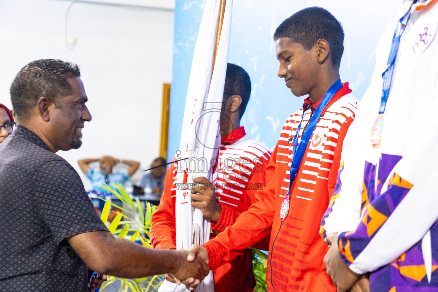 Day 4 of 20th Inter-school Swimming Competition 2024 held in Hulhumale', Maldives on Tuesday, 15th October 2024. Photos: Ismail Thoriq / images.mv