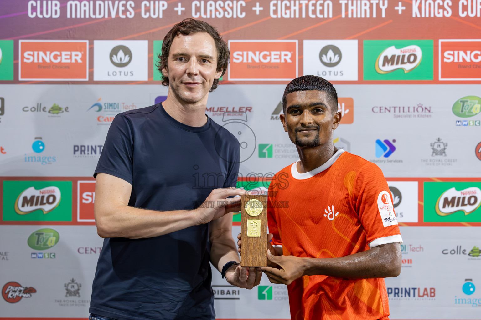 STELCO RC vs Dhiraagu in Club Maldives Cup 2024 held in Rehendi Futsal Ground, Hulhumale', Maldives on Wednesday, 2nd October 2024.
Photos: Ismail Thoriq / images.mv