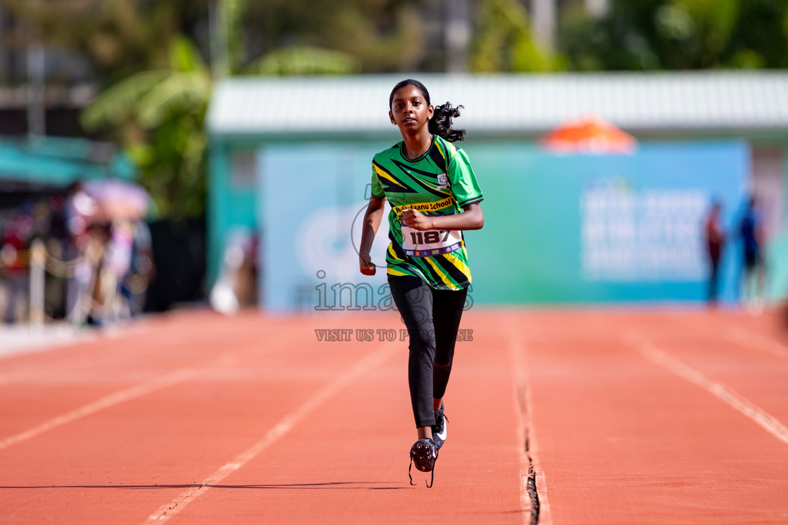 Day 3 of MWSC Interschool Athletics Championships 2024 held in Hulhumale Running Track, Hulhumale, Maldives on Monday, 11th November 2024. 
Photos by: Hassan Simah / Images.mv