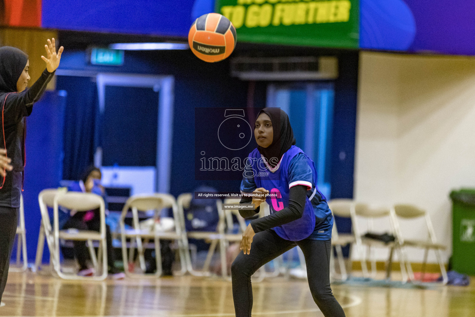 Xenith Sports Club vs Youth United Sports Club in the Milo National Netball Tournament 2022 on 18 July 2022, held in Social Center, Male', Maldives. Photographer: Shuu, Hassan Simah / Images.mv