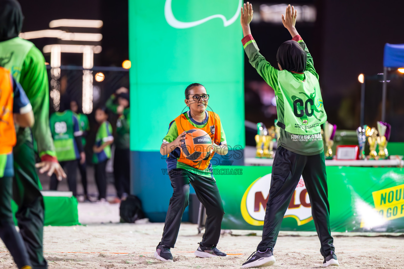 Finals of Milo Ramadan Half Court Netball Challenge on 24th March 2024, held in Central Park, Hulhumale, Male', Maldives
Photos: Ismail Thoriq / imagesmv