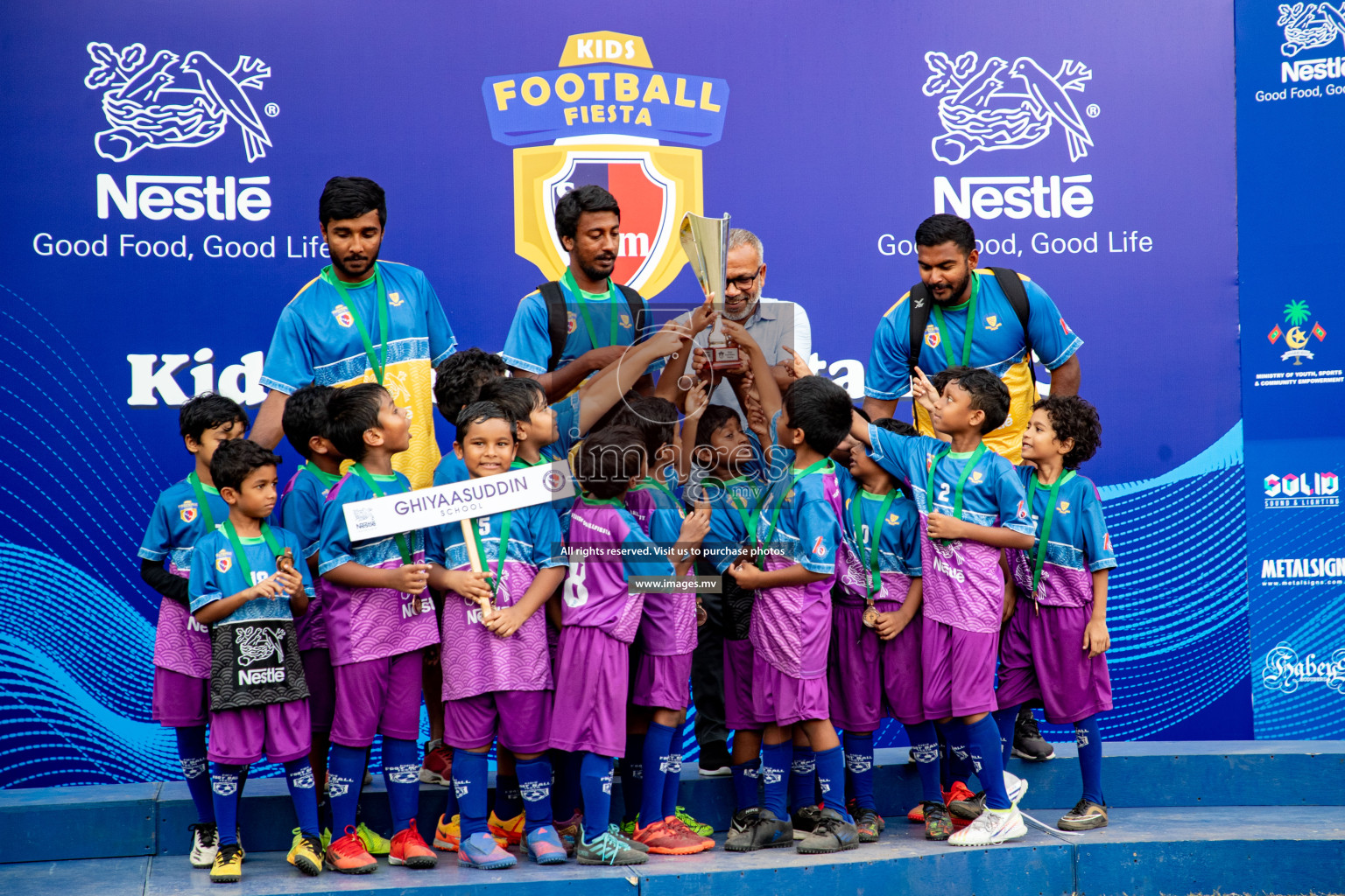 Finals & Closing Ceremony of Nestlé Kids Football Fiesta 2023 held in Male', Maldives on 25 February 2023