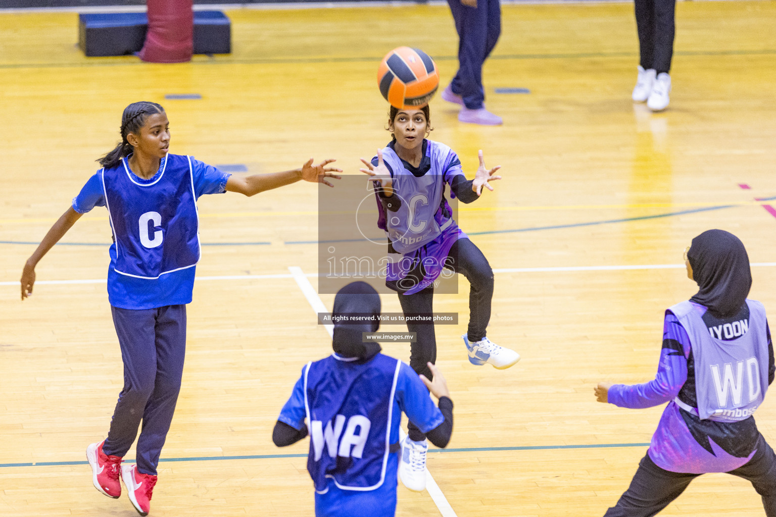 Day5 of 24th Interschool Netball Tournament 2023 was held in Social Center, Male', Maldives on 31st October 2023. Photos: Nausham Waheed / images.mv