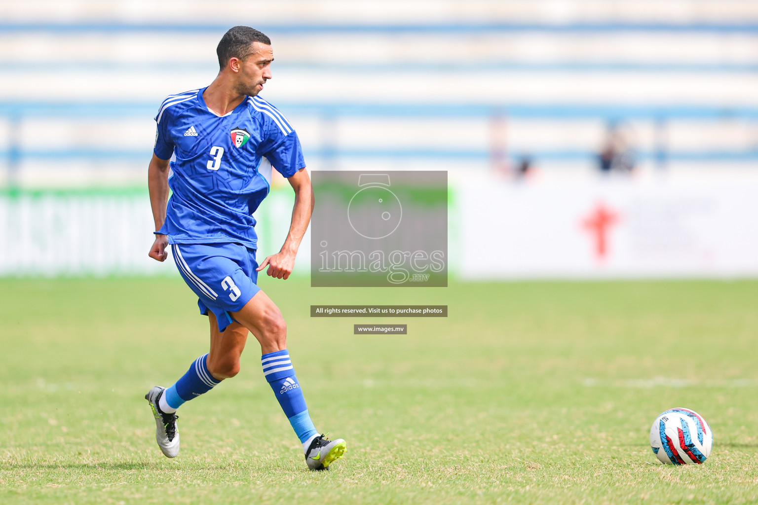 Kuwait vs Bangladesh in the Semi-final of SAFF Championship 2023 held in Sree Kanteerava Stadium, Bengaluru, India, on Saturday, 1st July 2023. Photos: Nausham Waheed, Hassan Simah / images.mv