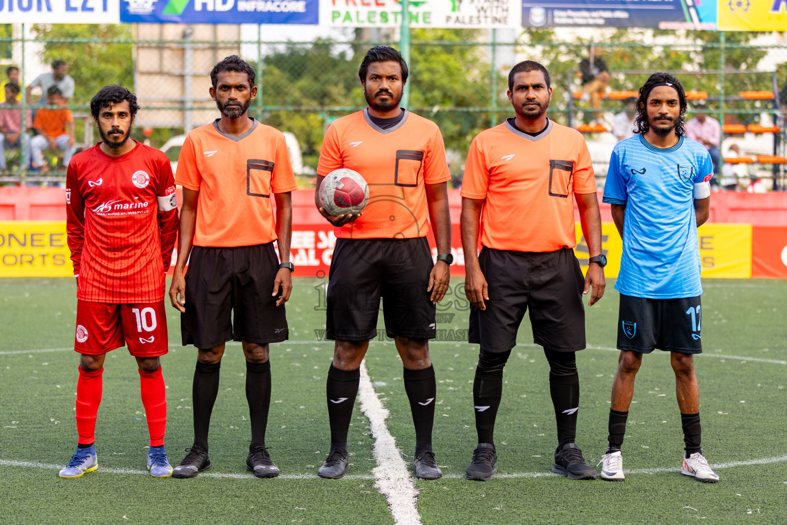 GDh. Gadhdhoo  VS  GDh. Hoandedhdhoo in Day 12 of Golden Futsal Challenge 2024 was held on Friday, 26th January 2024, in Hulhumale', Maldives 
Photos: Hassan Simah / images.mv