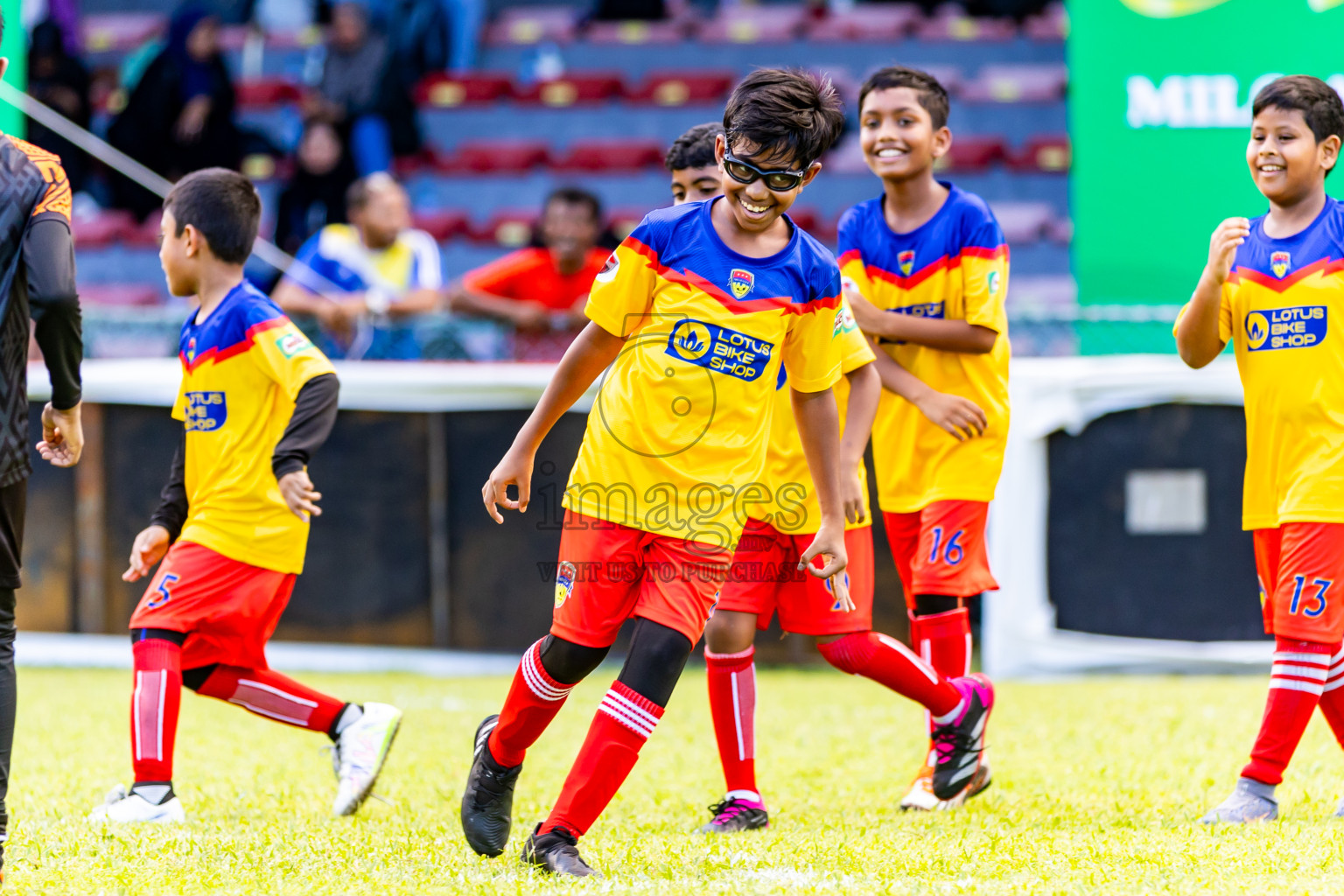 Day 1 of Under 10 MILO Academy Championship 2024 was held at National Stadium in Male', Maldives on Friday, 26th April 2024. Photos: Nausham Waheed / images.mv