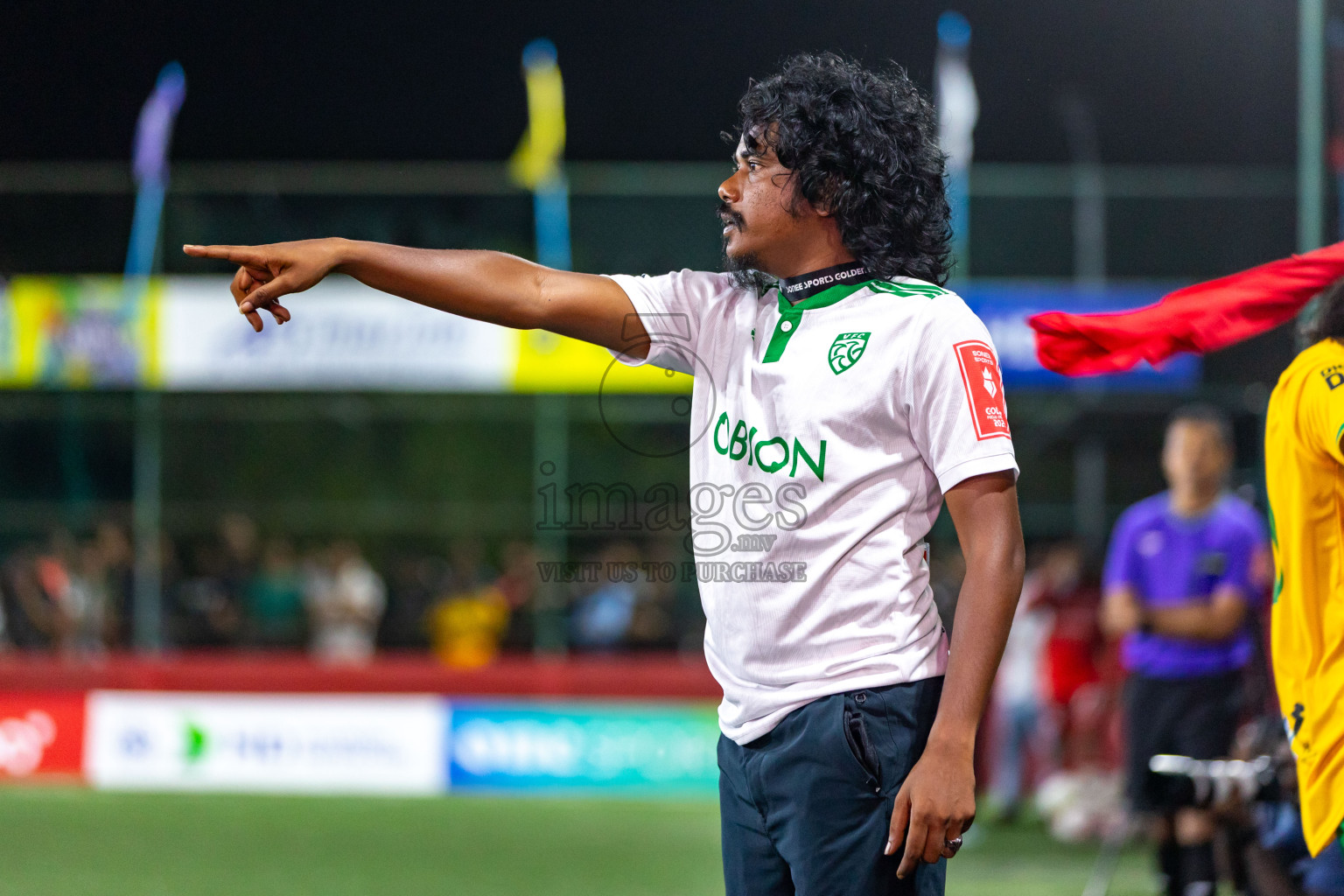 GDh. Vaadhoo VS GDh. Gadhdhoo in Day 23 of Golden Futsal Challenge 2024 was held on Tuesday , 6th February 2024 in Hulhumale', Maldives 
Photos: Hassan Simah / images.mv