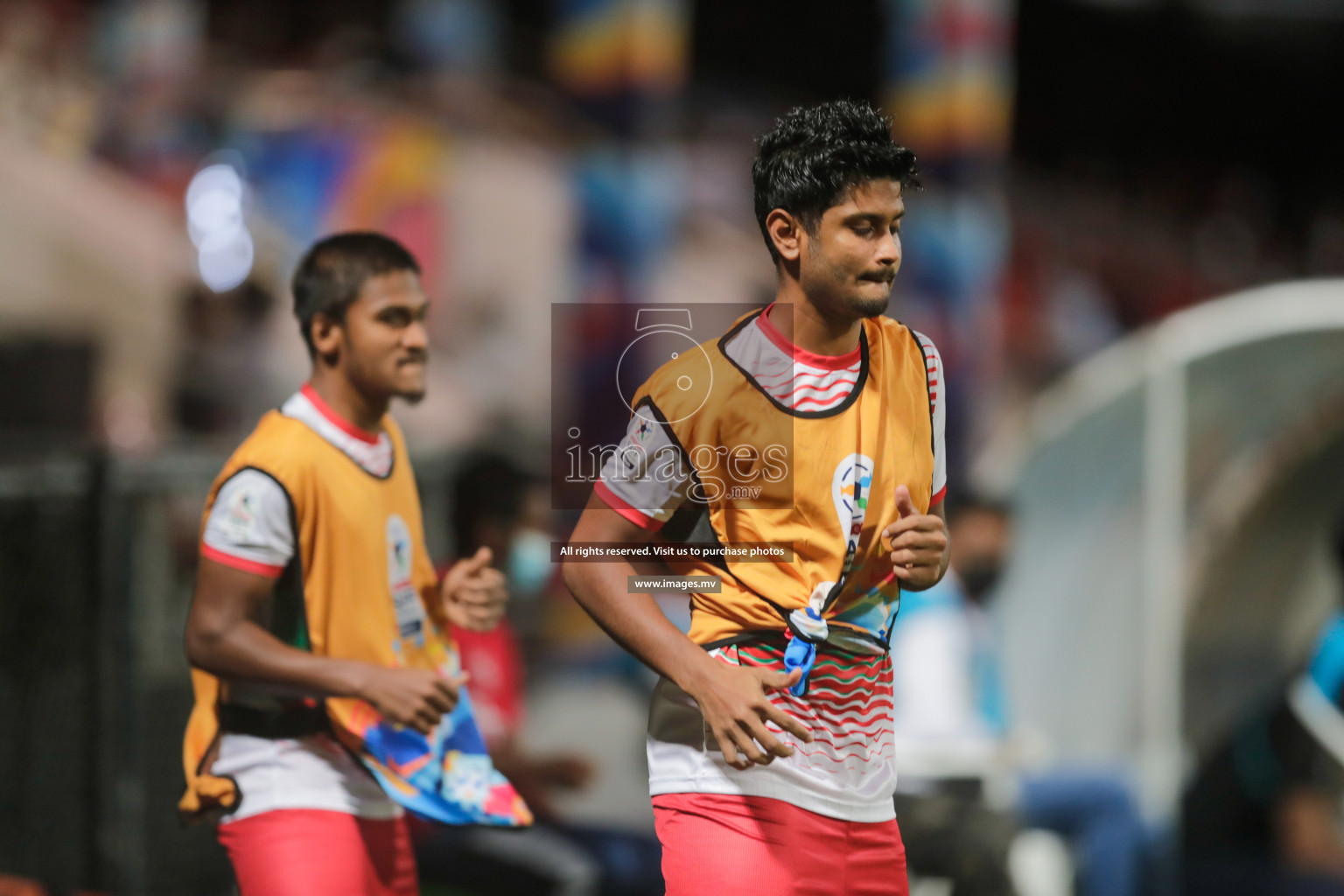 Maldives vs Nepal in SAFF Championship 2021 held on 1st October 2021 in Galolhu National Stadium, Male', Maldives