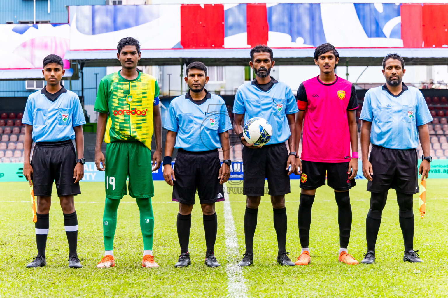 Maziya SRC vs United Victory in Day 6 of Under 19 Youth Championship 2024 was held at National Stadium in Male', Maldives on Tuesday, 24th June 2024. Photos: Nausham Waheed / images.mv