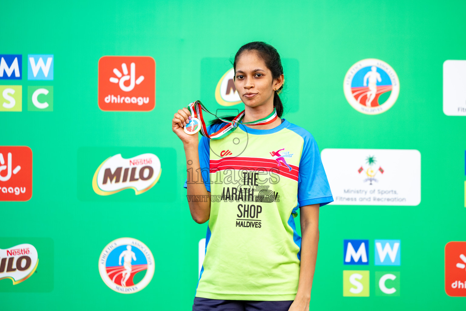 Day 2 of 12th Milo Association Championships was held in Ekuveni Track at Male', Maldives on Friday, 25th April 2025. Photos: Hassan Simah / images.mv