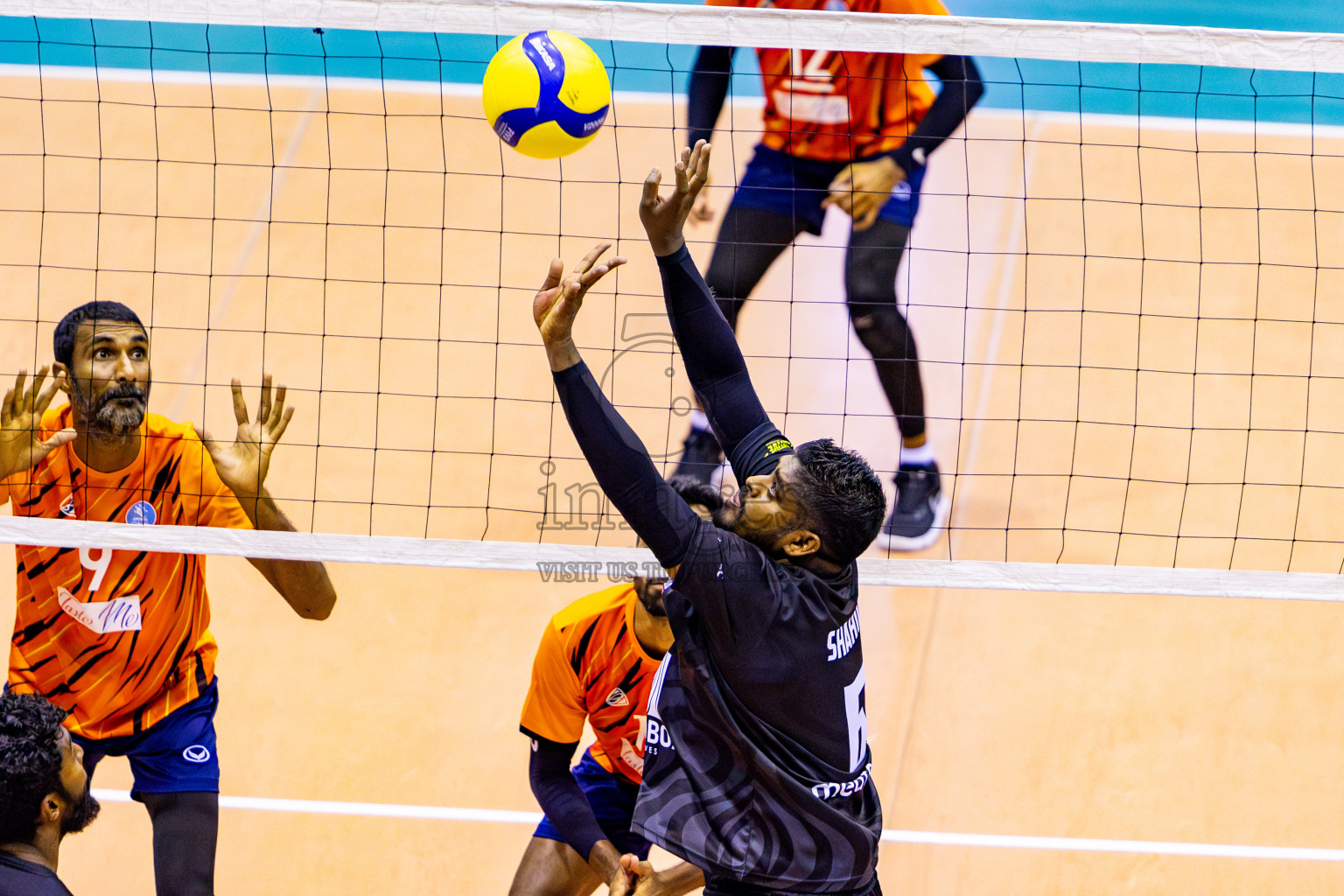 Sports Club City vs Dhivehi Sifainge Club in Semi Final of MILO VAM Cup 2024 Men's Division was held in Social Center Indoor Hall on Friday, 1st September 2024. Photos: Nausham Waheed / images.mv