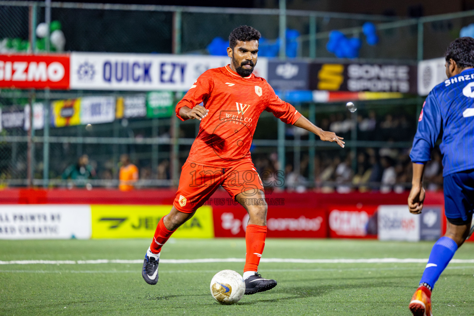 GA Villingili vs GA Dhevvadhoo in Zone round Day 28 of Golden Futsal Challenge 2025 was held on Saturday , 1st February 2025, in Hulhumale', Maldives. Photos: Nausham Waheed / images.mv