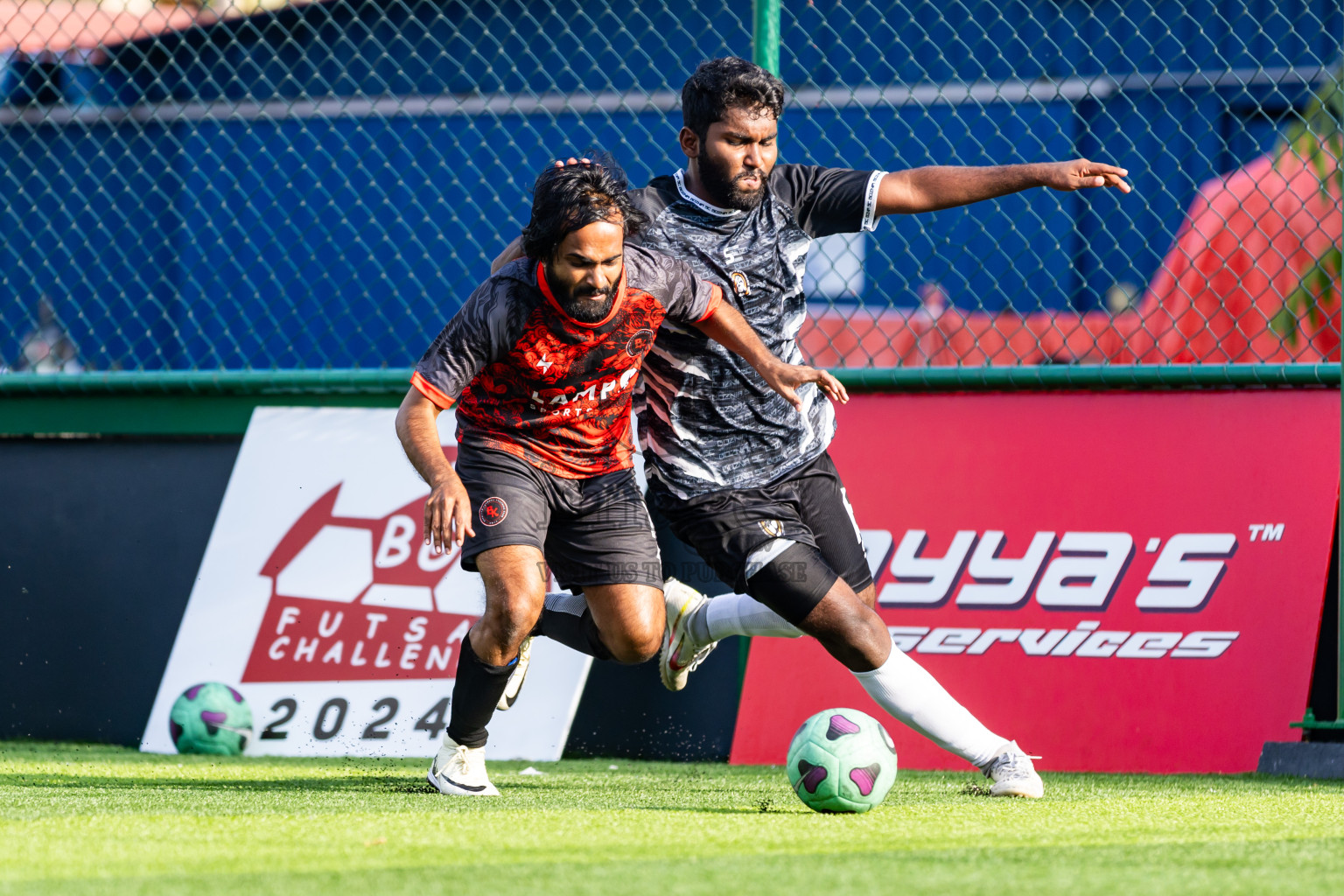 Boznia SC vs Banafsaa Kanmathi in Day 10 of BG Futsal Challenge 2024 was held on Thursday, 21st March 2024, in Male', Maldives Photos: Nausham Waheed / images.mv
