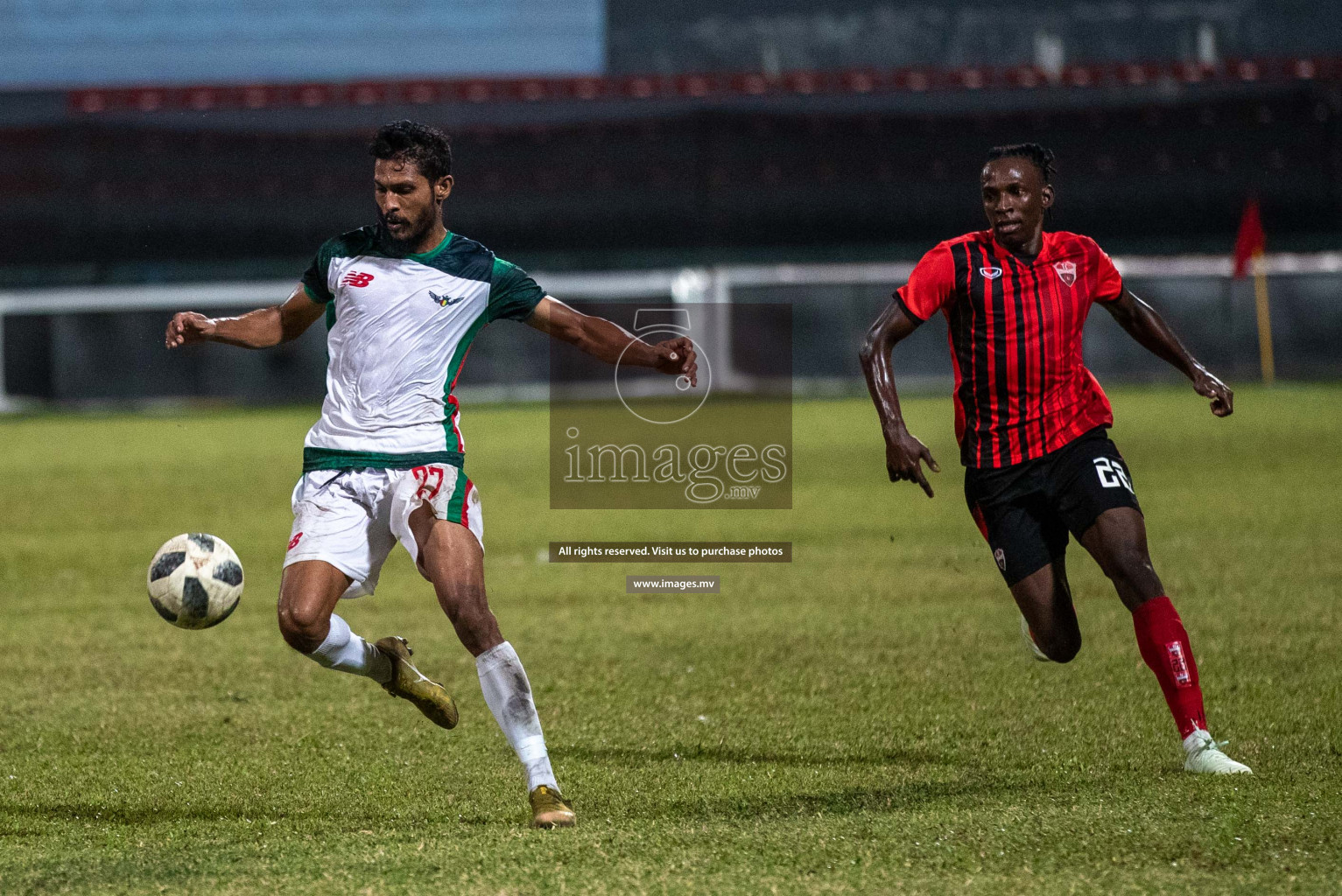 TC vs Da Grande SC in Dhiraagu Dhivehi Premier League 2019/2020 held in Male', Maldives on 20th January 2020 Photos: Suadh Abdul Sattar /images.mv