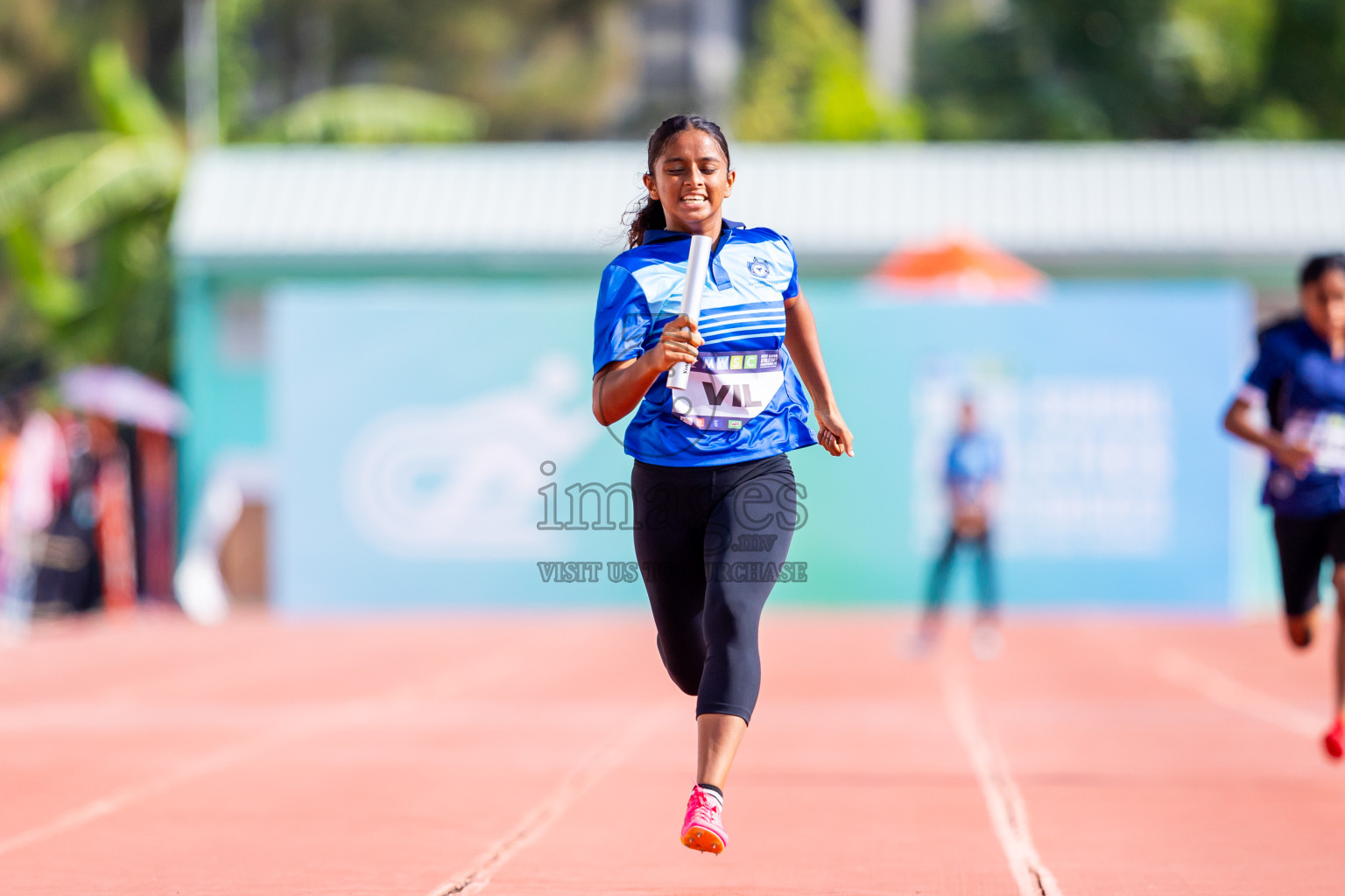 Day 6 of MWSC Interschool Athletics Championships 2024 held in Hulhumale Running Track, Hulhumale, Maldives on Thursday, 14th November 2024. Photos by: Nausham Waheed / Images.mv