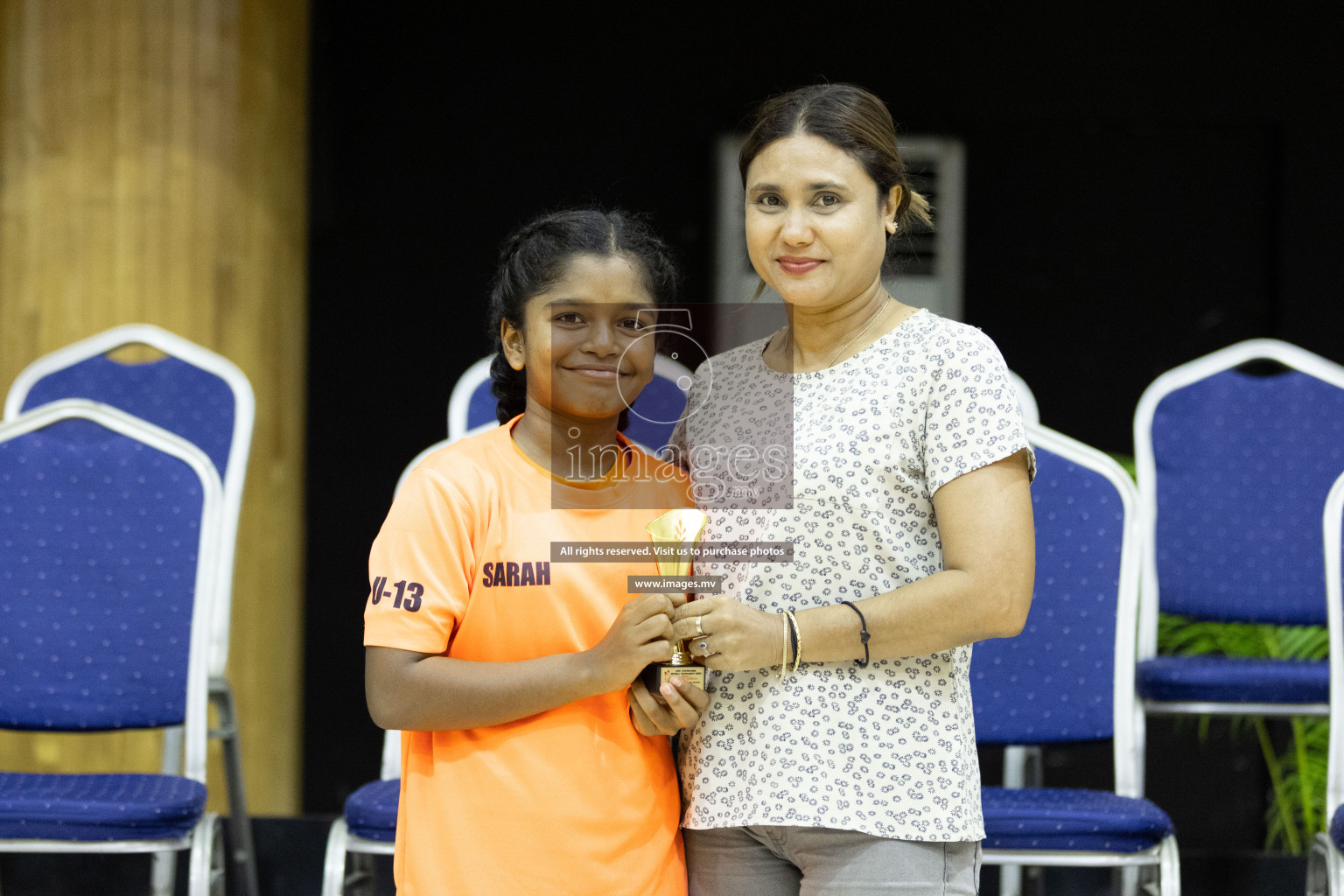 Day 9 of 24th Interschool Netball Tournament 2023 was held in Social Center, Male', Maldives on 4th November 2023. Photos: Hassan Simah / images.mv