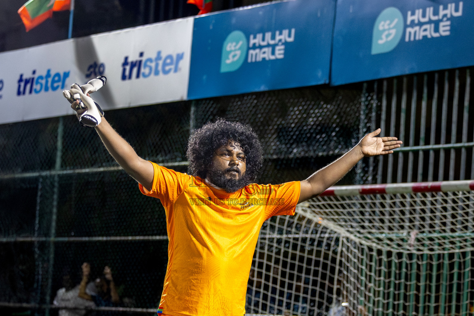 Fenaka vs Police Club in Day 14 of Club Maldives Cup 2025 was held in Rehendhi Futsal Ground, Hulhumale', Maldives on Tuesday, 14th October 2025. Photos: Ismail Thoriq / images.mv