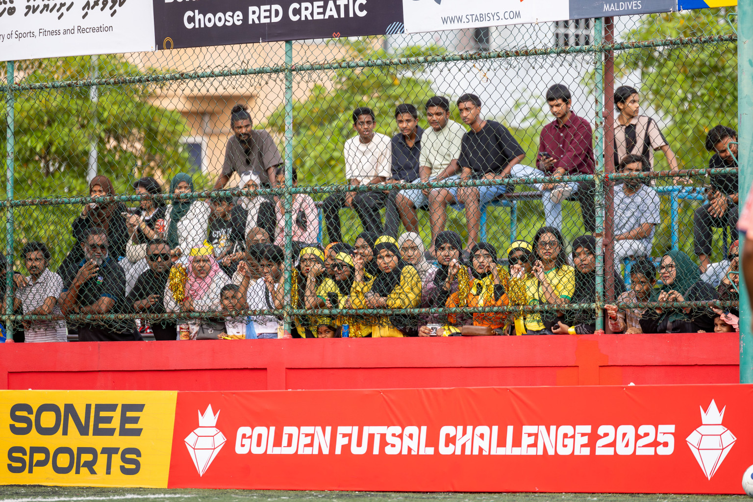 GDh Vaadhoo vs GDh Gadhdhoo in Day 12 of Golden Futsal Challenge 2025 was held on Thursday, 16th January 2025, in Hulhumale', Maldives Photos: Ismail Thoriq / images.mv