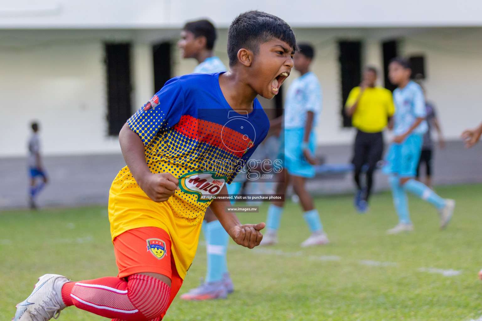 Day 1 of MILO Academy Championship 2023 (U12) was held in Henveiru Football Grounds, Male', Maldives, on Friday, 18th August 2023. 
Photos: Shuu Abdul Sattar / images.mv